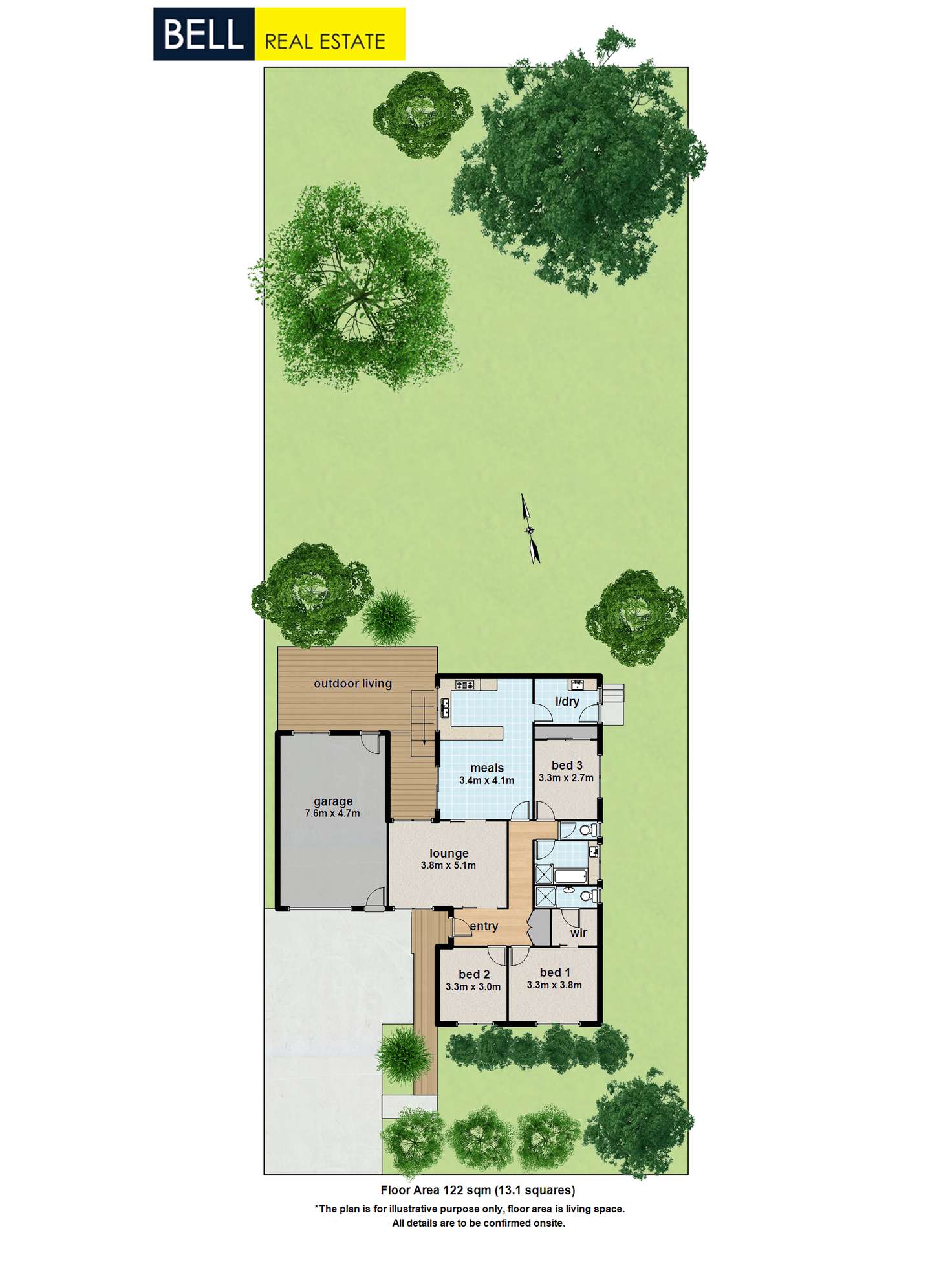 Floorplan of Homely house listing, 7 Black Springs Road, Chirnside Park VIC 3116