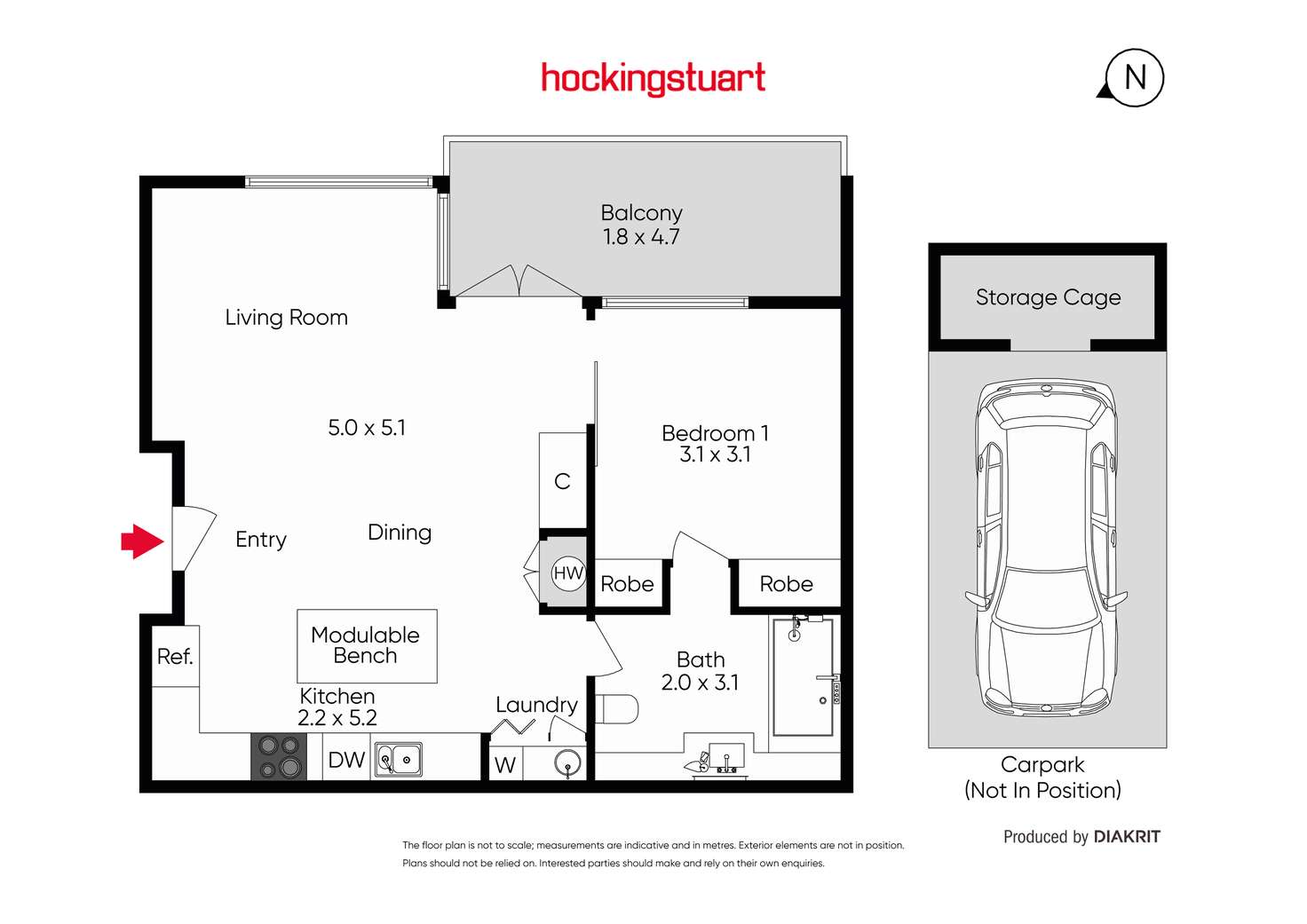 Floorplan of Homely apartment listing, 6/2A Tiuna Grove, Elwood VIC 3184