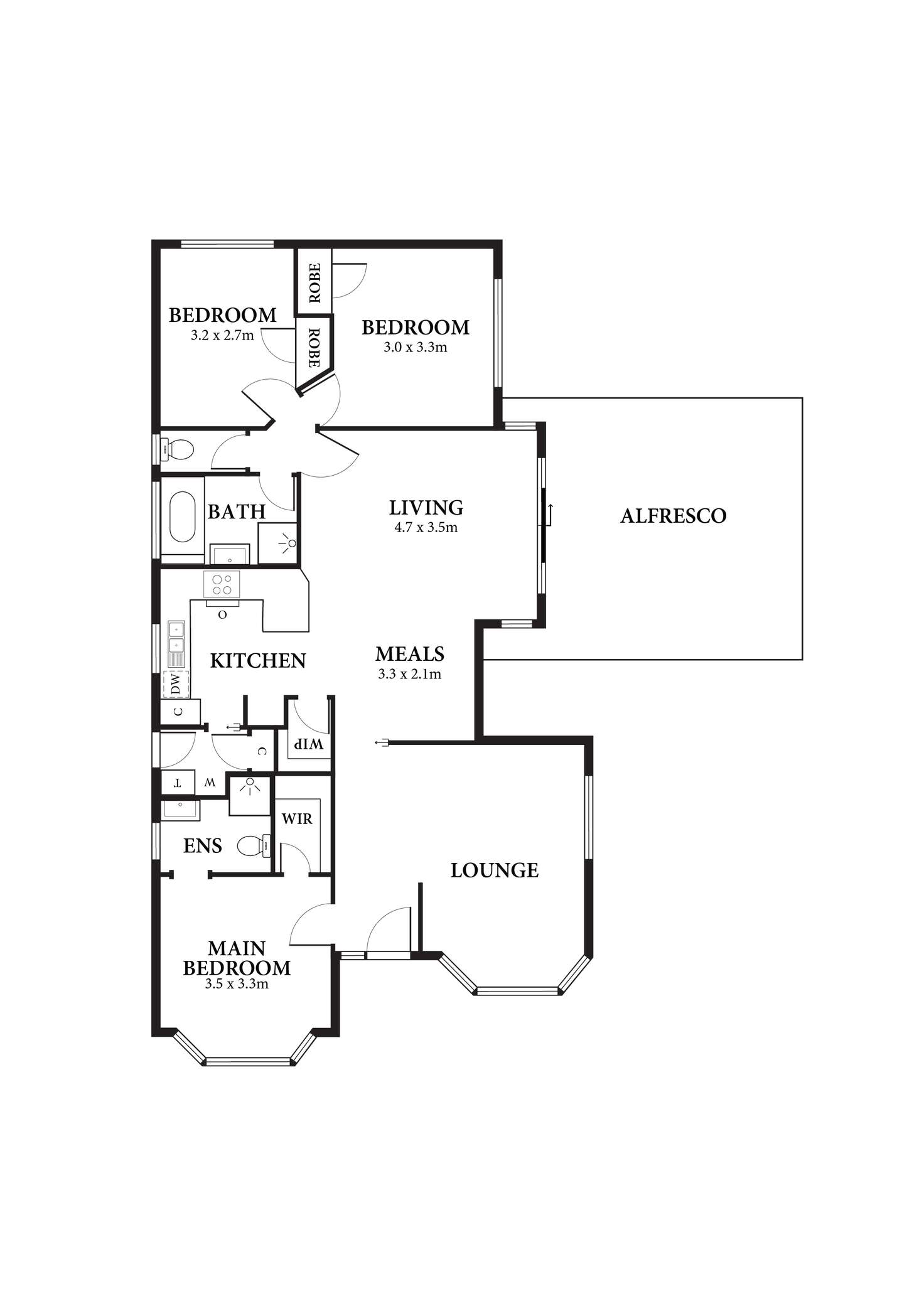 Floorplan of Homely house listing, 8 Warbler Walk, South Morang VIC 3752