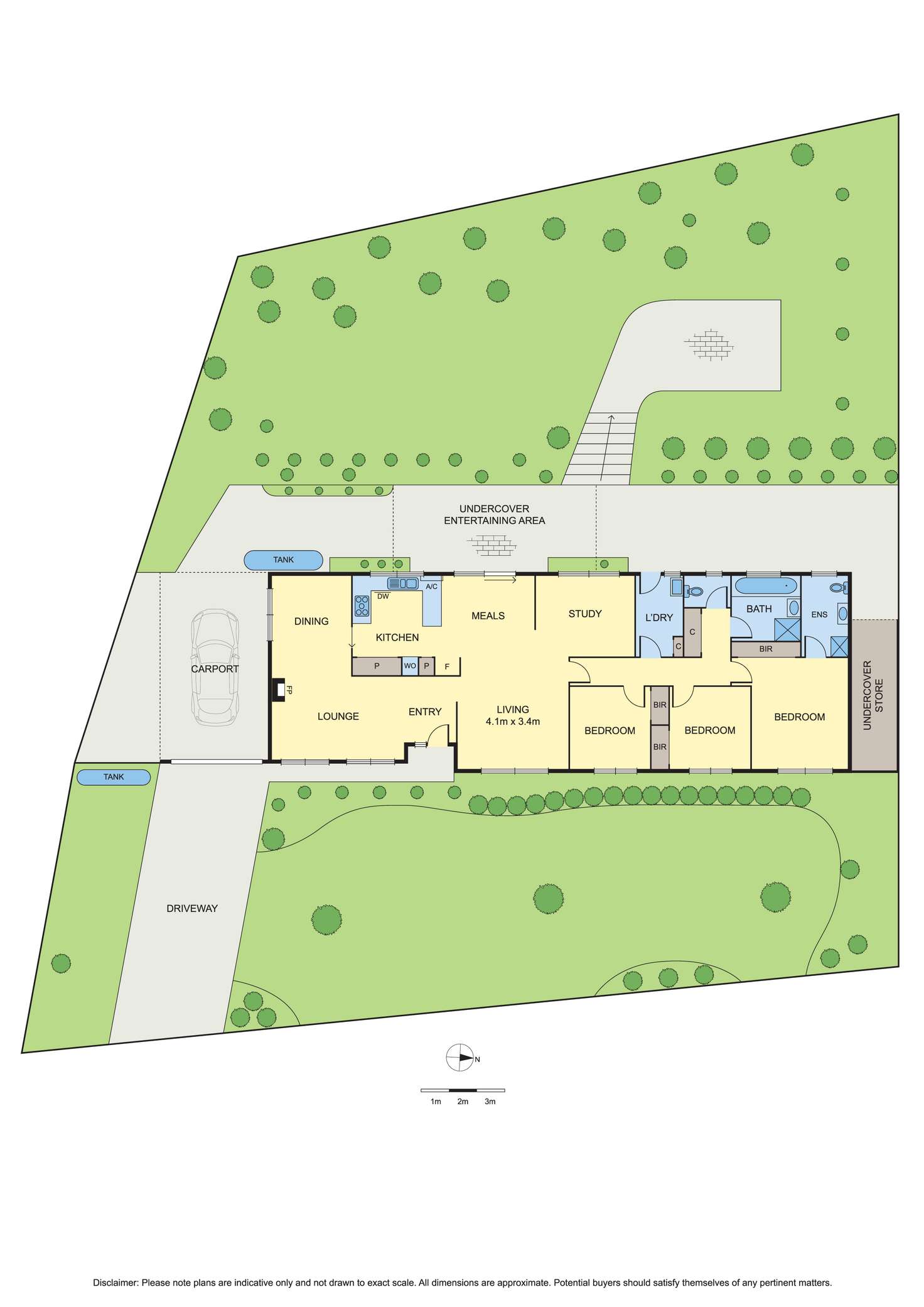 Floorplan of Homely house listing, 45 Everleigh Drive, Diamond Creek VIC 3089