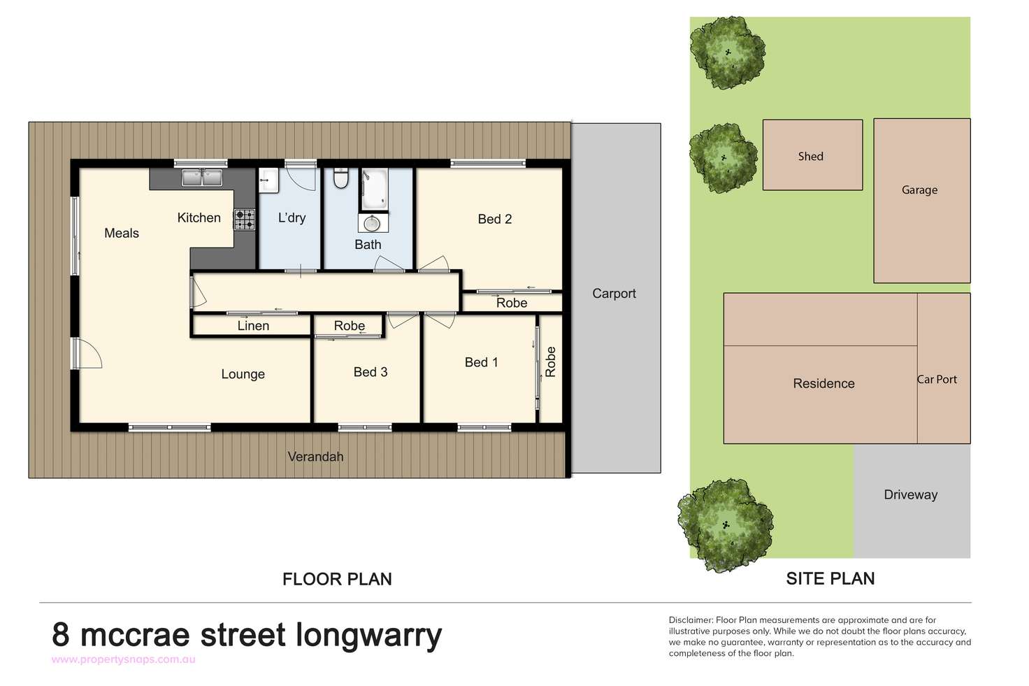 Floorplan of Homely house listing, 8 McCrae Street, Longwarry VIC 3816