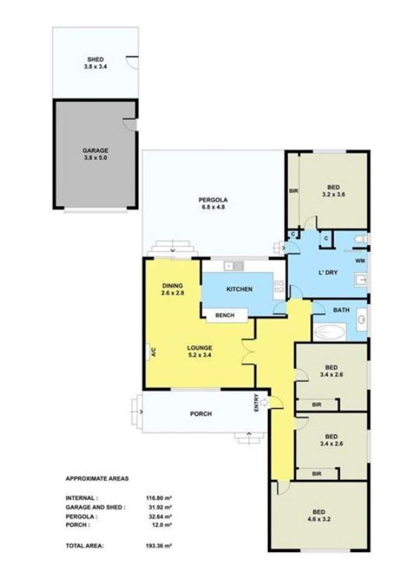 Floorplan of Homely house listing, 97 Fraser Street, Sunshine VIC 3020