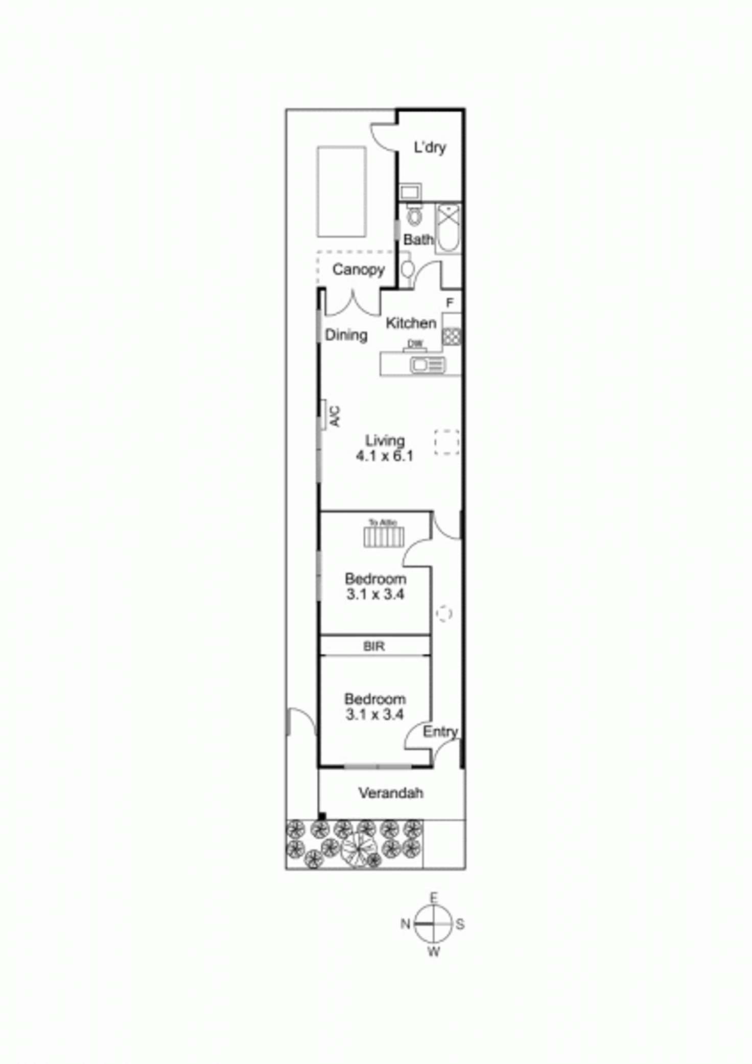 Floorplan of Homely house listing, 25 Cutter Street, Richmond VIC 3121