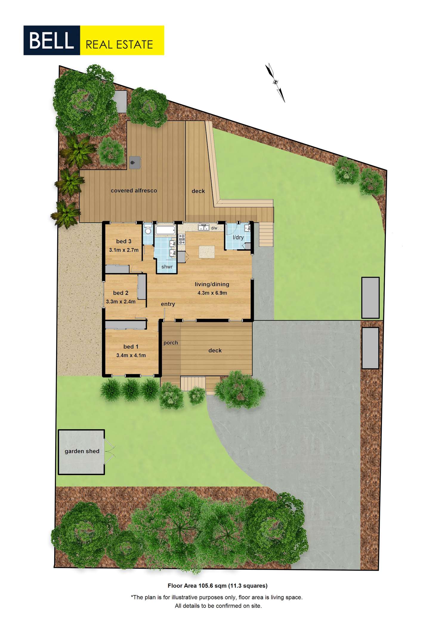 Floorplan of Homely house listing, 12 Dorchester Avenue, Montrose VIC 3765