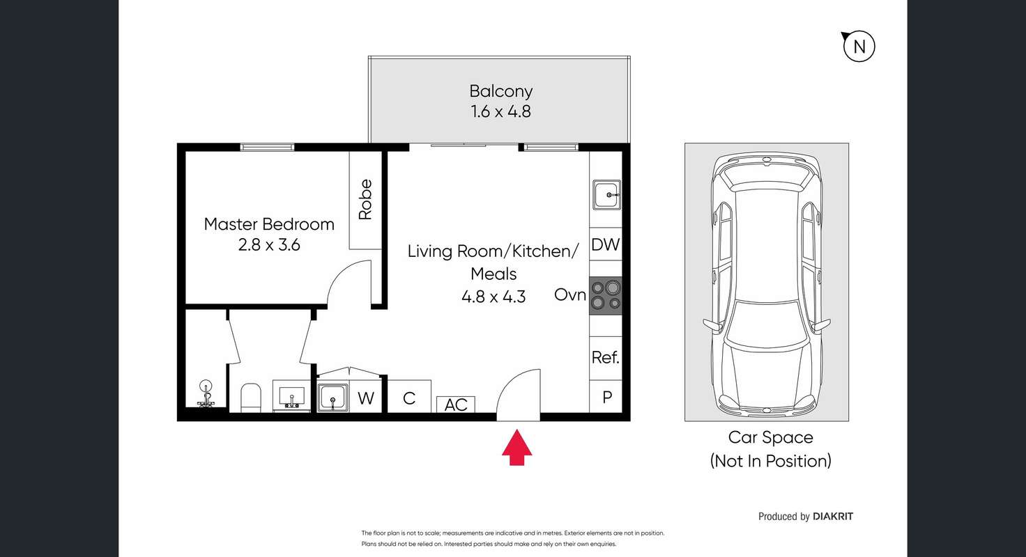 Floorplan of Homely apartment listing, 103/82 Hotham Street, St Kilda East VIC 3183