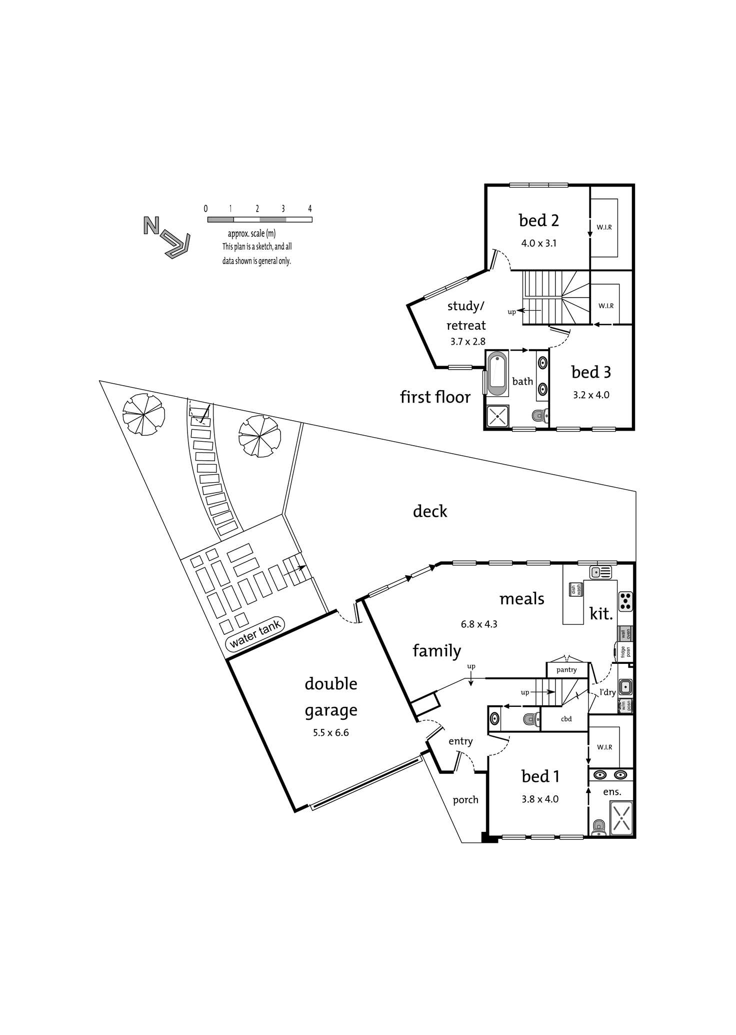 Floorplan of Homely townhouse listing, 3/115 Willow Bend, Bulleen VIC 3105
