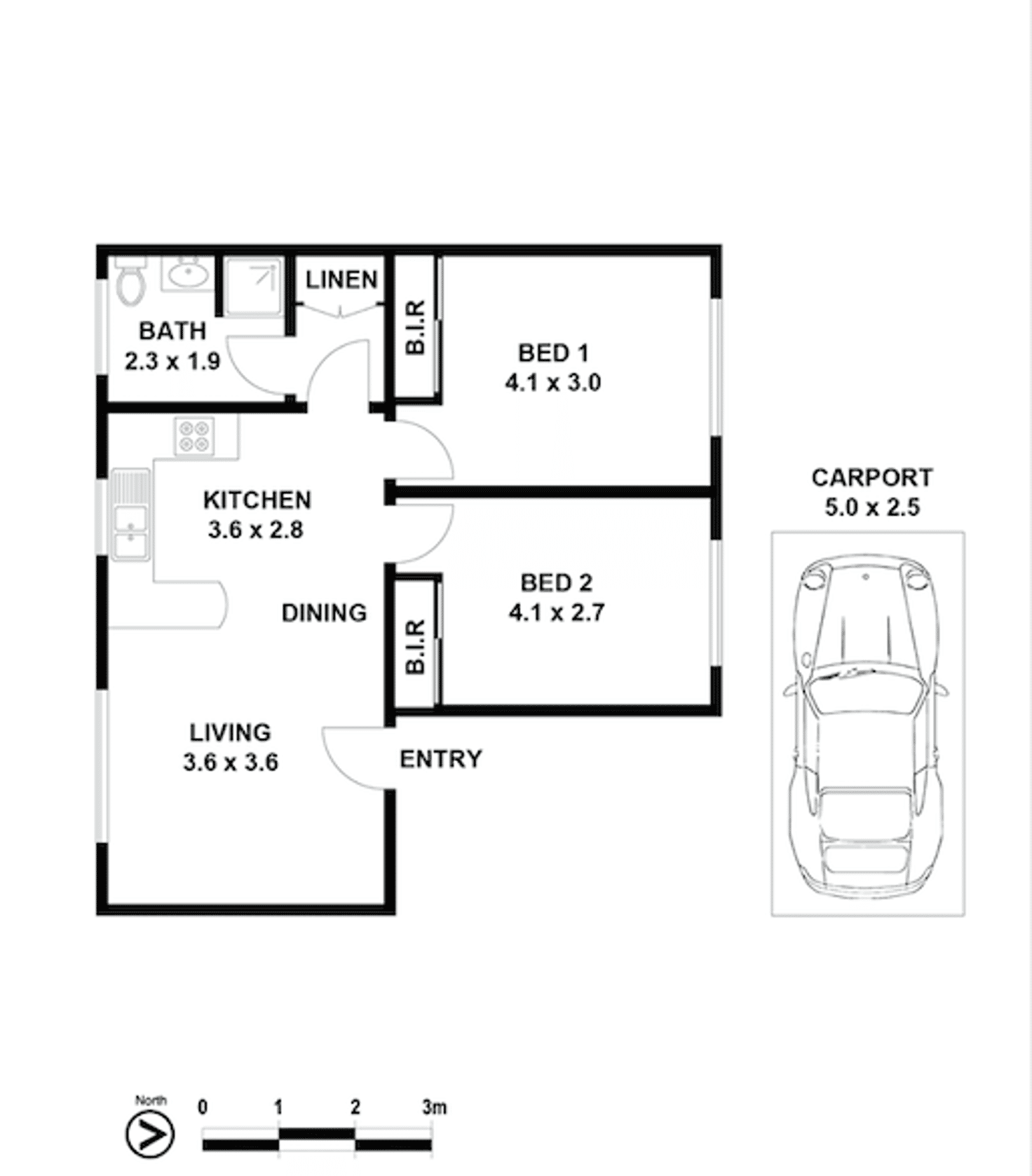Floorplan of Homely unit listing, 8/66 Smith Street, Wollongong NSW 2500
