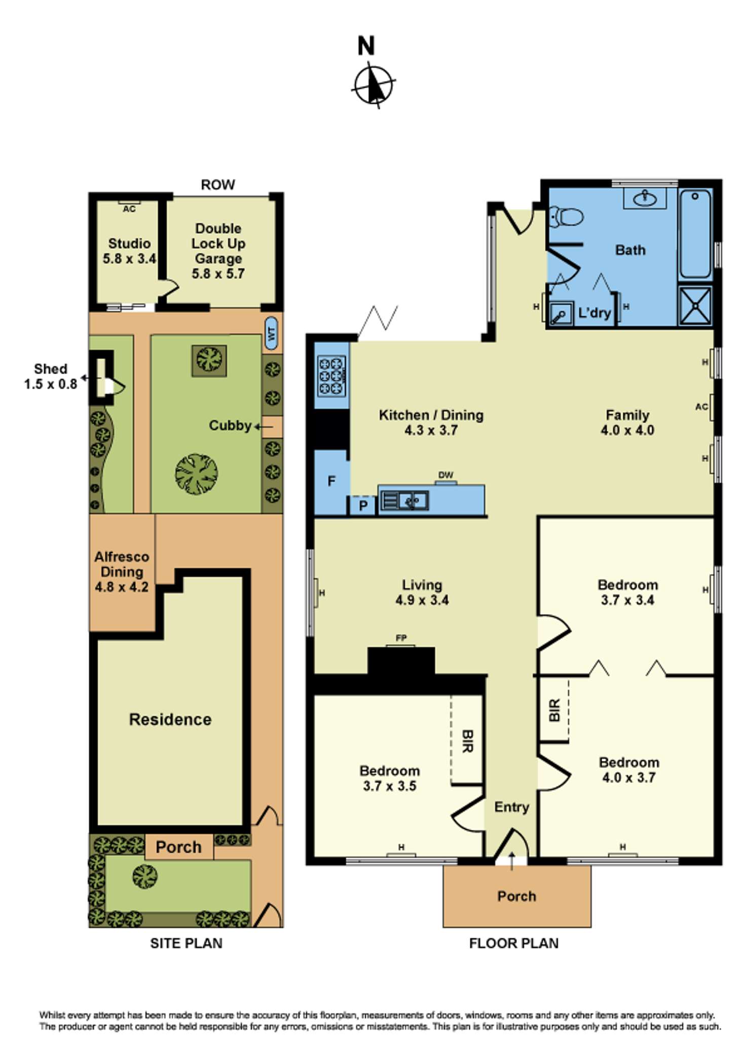 Floorplan of Homely house listing, 34 Russell Place, Williamstown VIC 3016