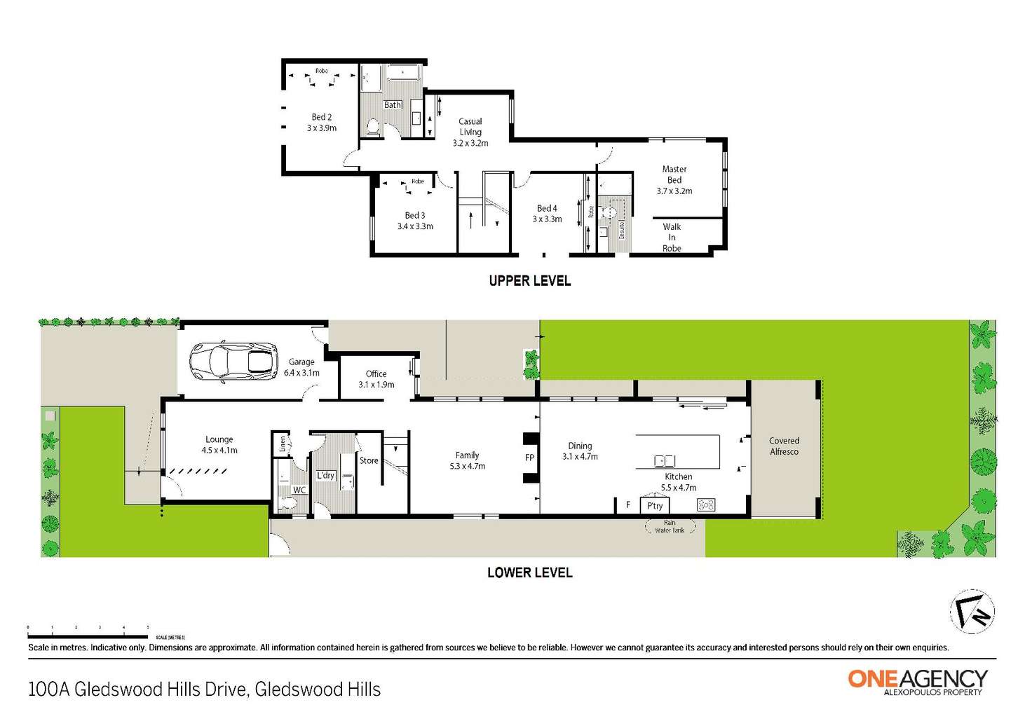 Floorplan of Homely semiDetached listing, 100a Gledswood Hills Drive, Gledswood Hills NSW 2557