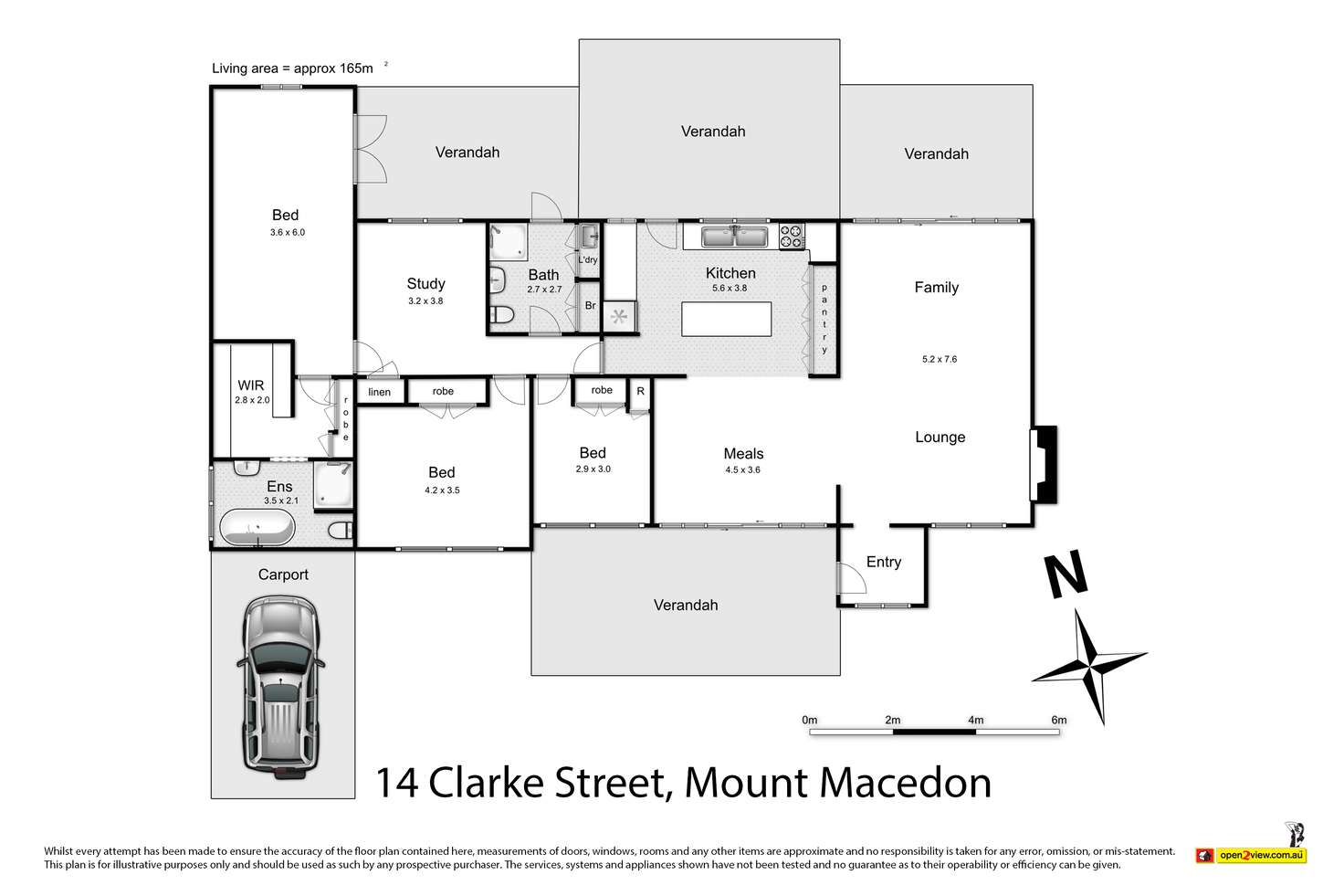 Floorplan of Homely house listing, 14 Clarke Street, Mount Macedon VIC 3441