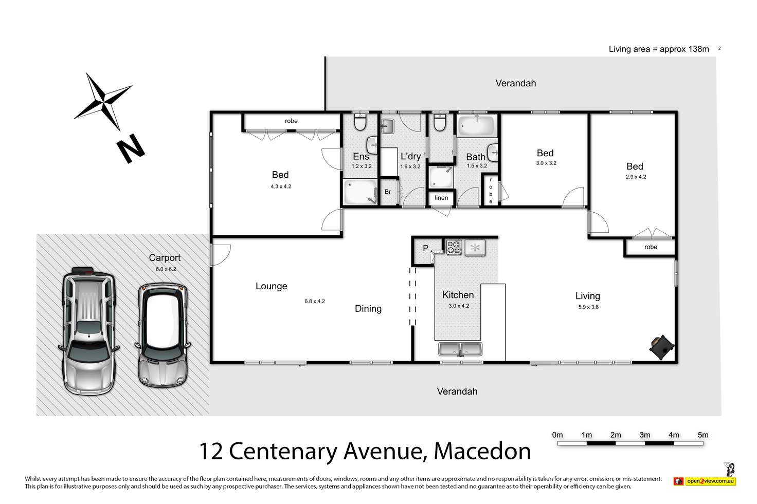Floorplan of Homely house listing, 12 Centenary Avenue, Macedon VIC 3440