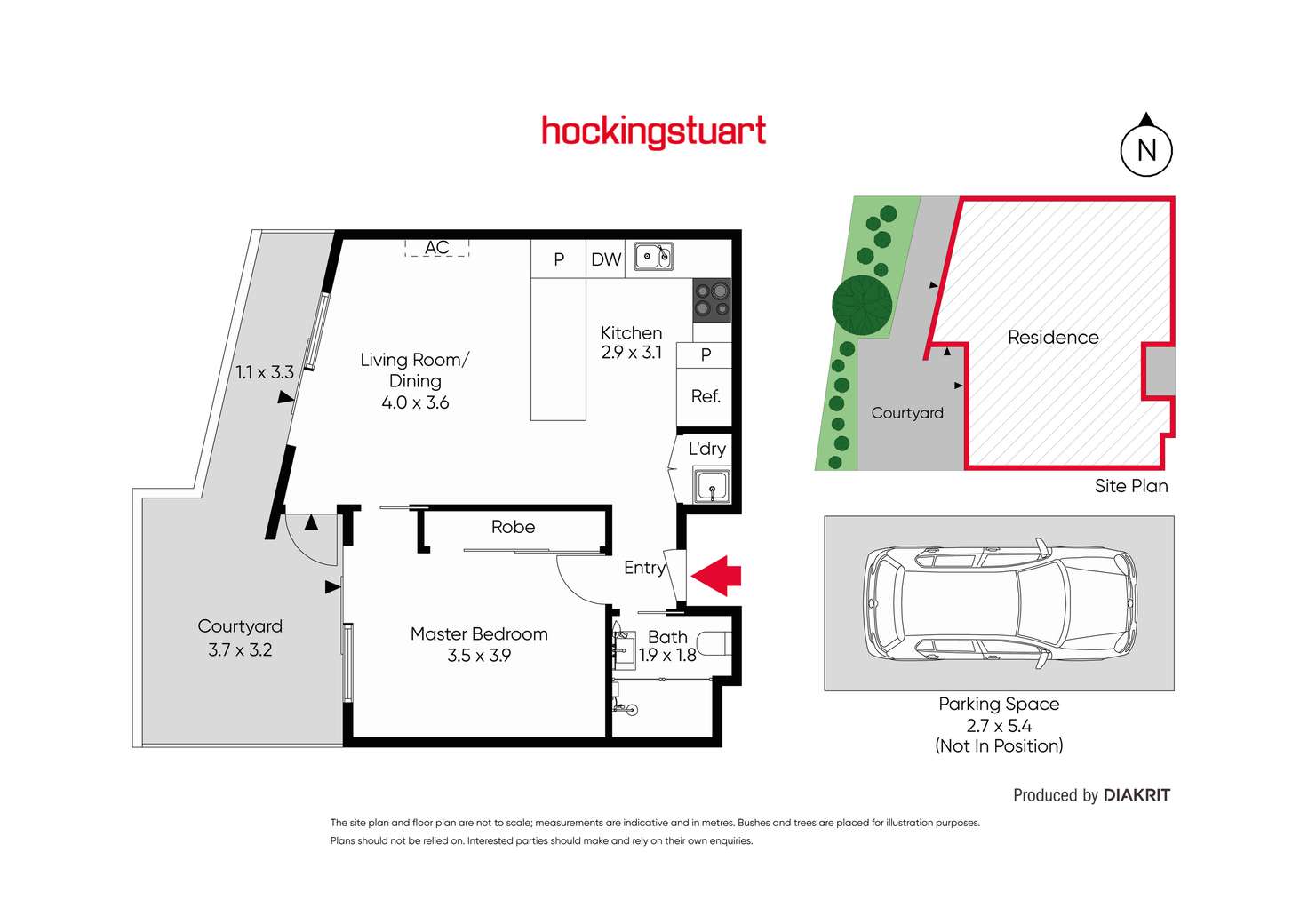 Floorplan of Homely apartment listing, 6/45 York Street, Richmond VIC 3121