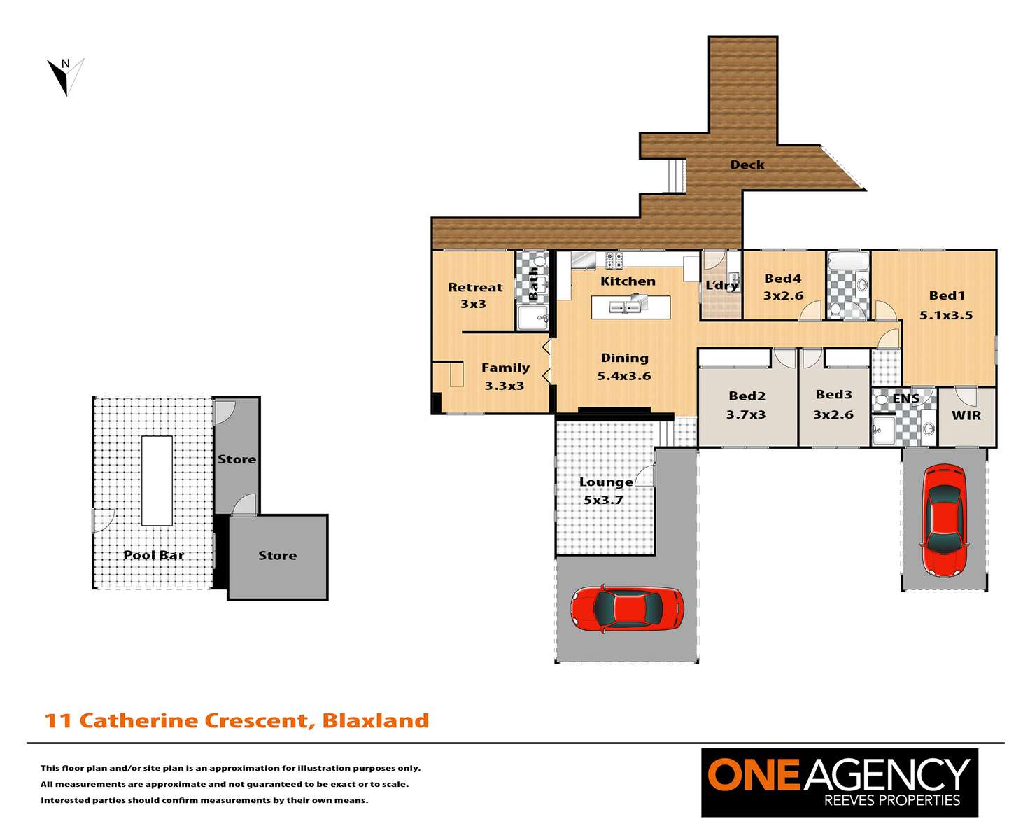 Floorplan of Homely house listing, 11 Catherine Crescent, Blaxland NSW 2774