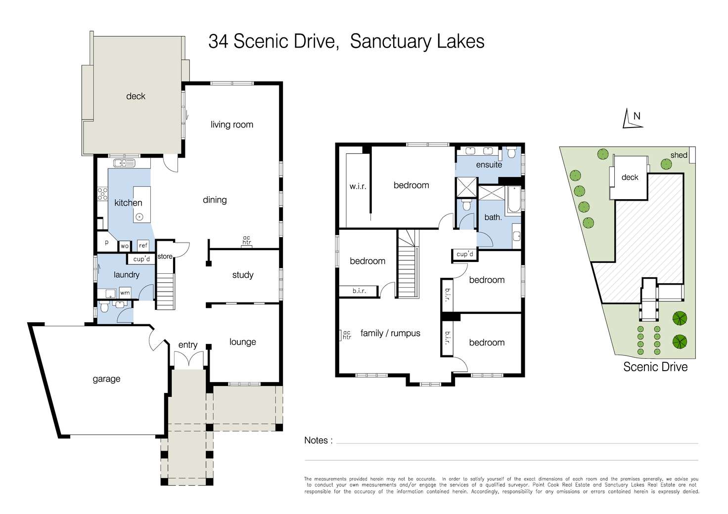 Floorplan of Homely house listing, 34 Scenic Drive, Sanctuary Lakes VIC 3030