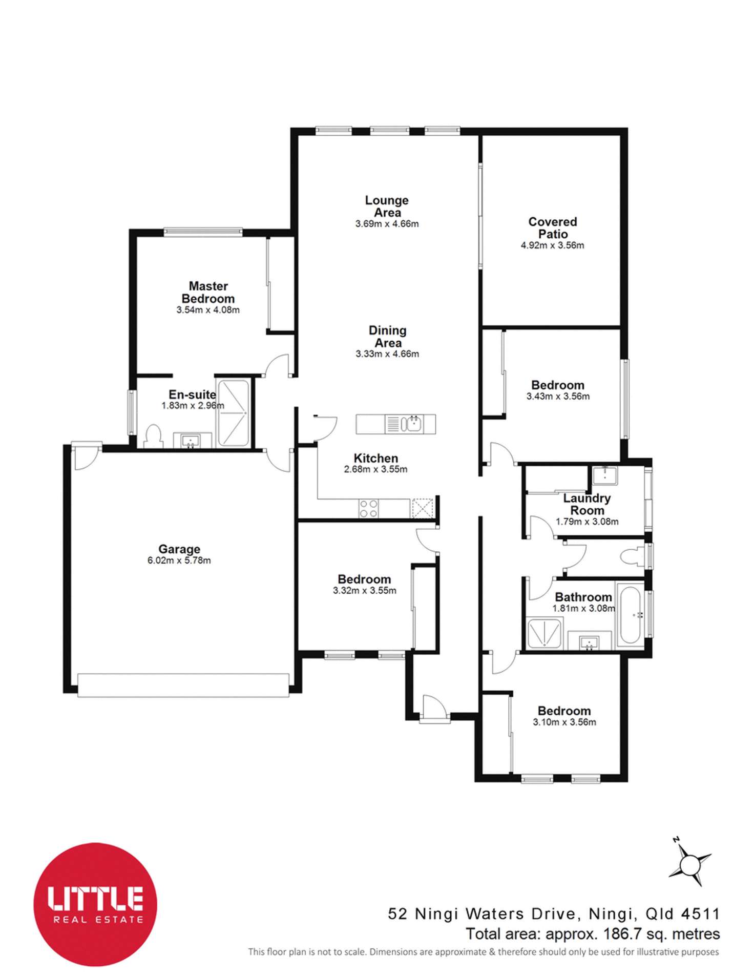 Floorplan of Homely house listing, 52 Ningi Waters Drive, Ningi QLD 4511