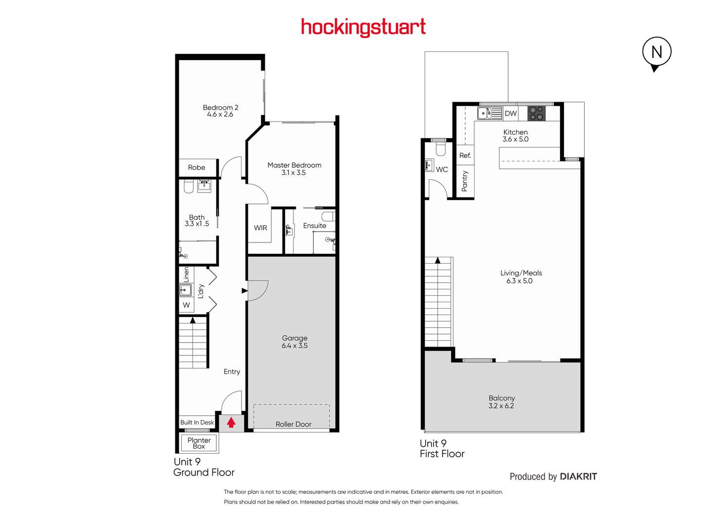 Floorplan of Homely townhouse listing, 10/49 Rosamond Road, Maidstone VIC 3012