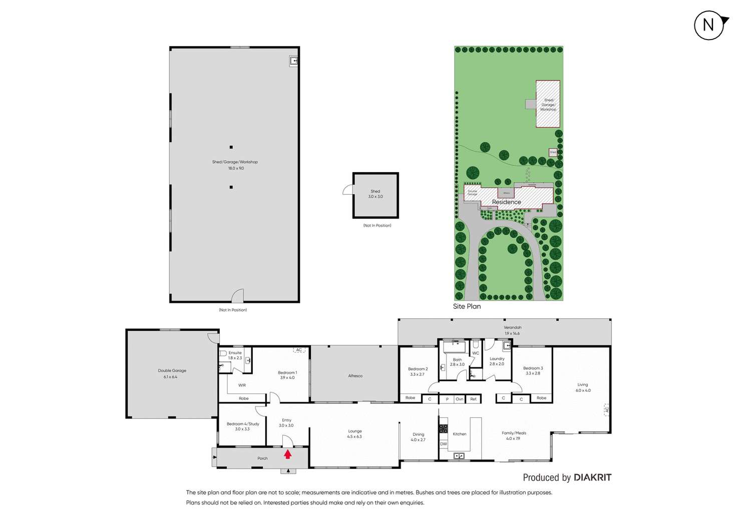 Floorplan of Homely house listing, 55 Lockhart Drive, Rosebud VIC 3939