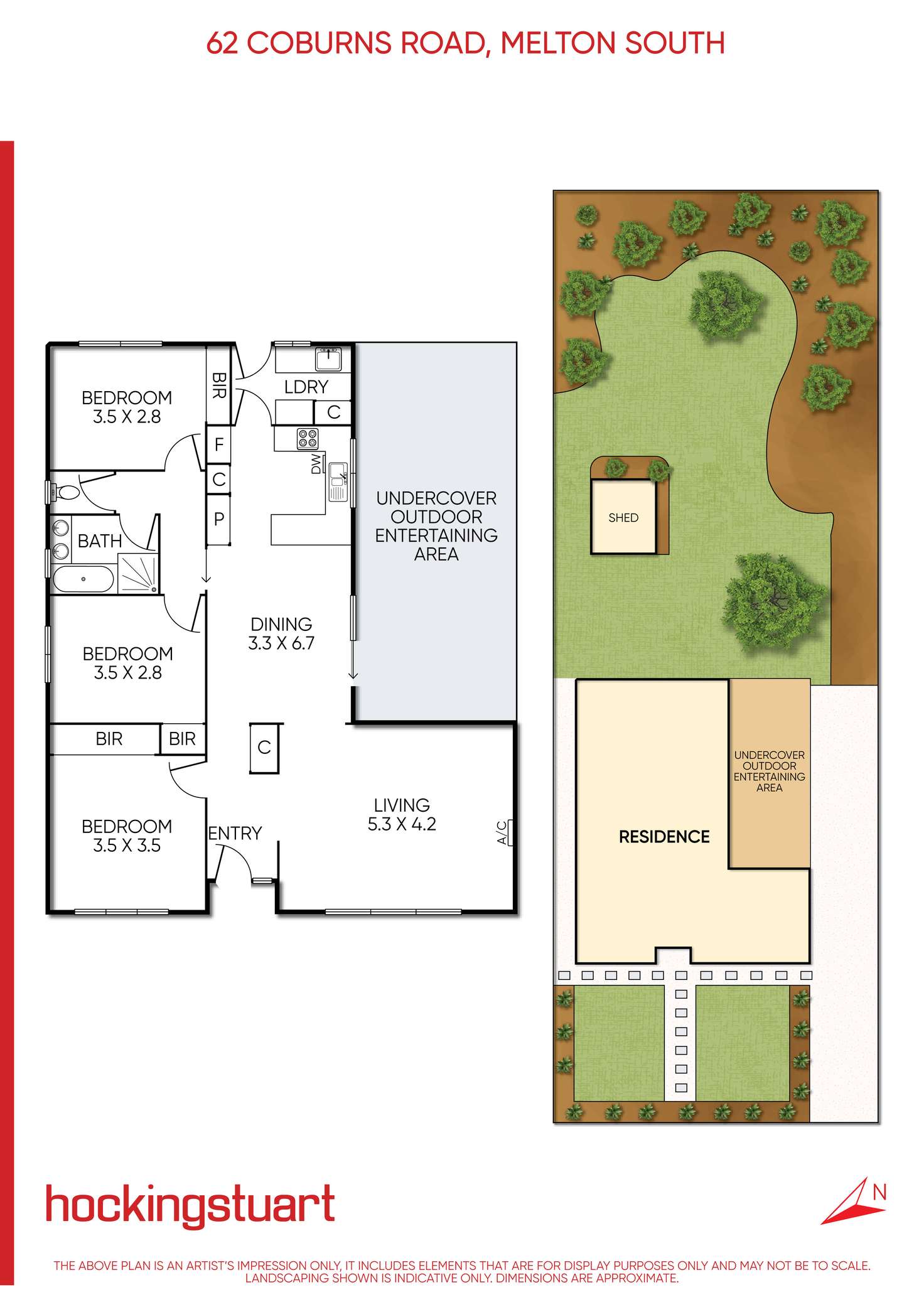 Floorplan of Homely house listing, 62 Coburns Road, Melton South VIC 3338