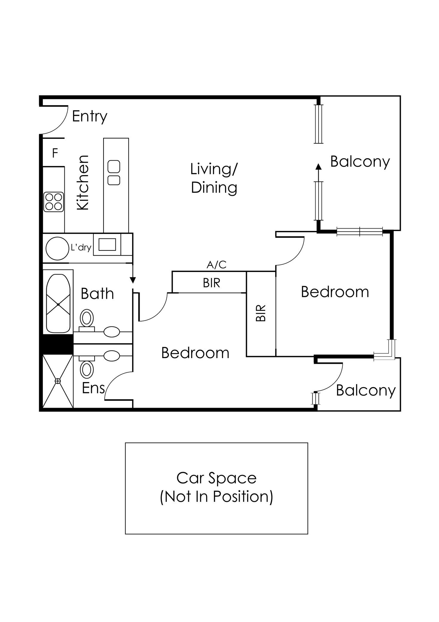 Floorplan of Homely apartment listing, 210/59 Coppin Street, Richmond VIC 3121