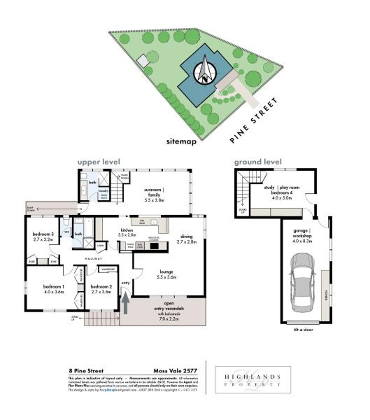 Floorplan of Homely house listing, 8 Pine Street, Moss Vale NSW 2577