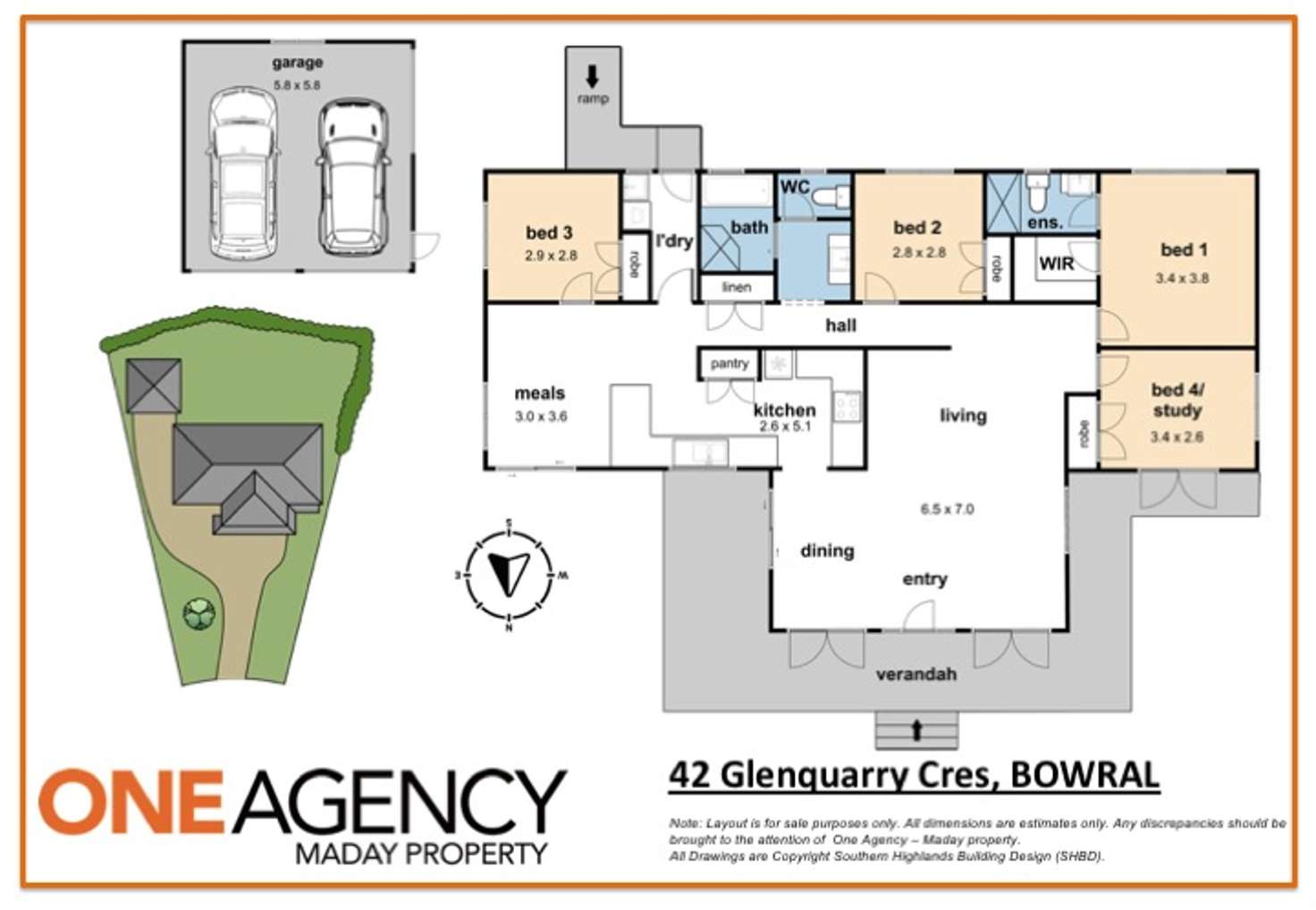 Floorplan of Homely house listing, 42 Glenquarry Crescent, Bowral NSW 2576
