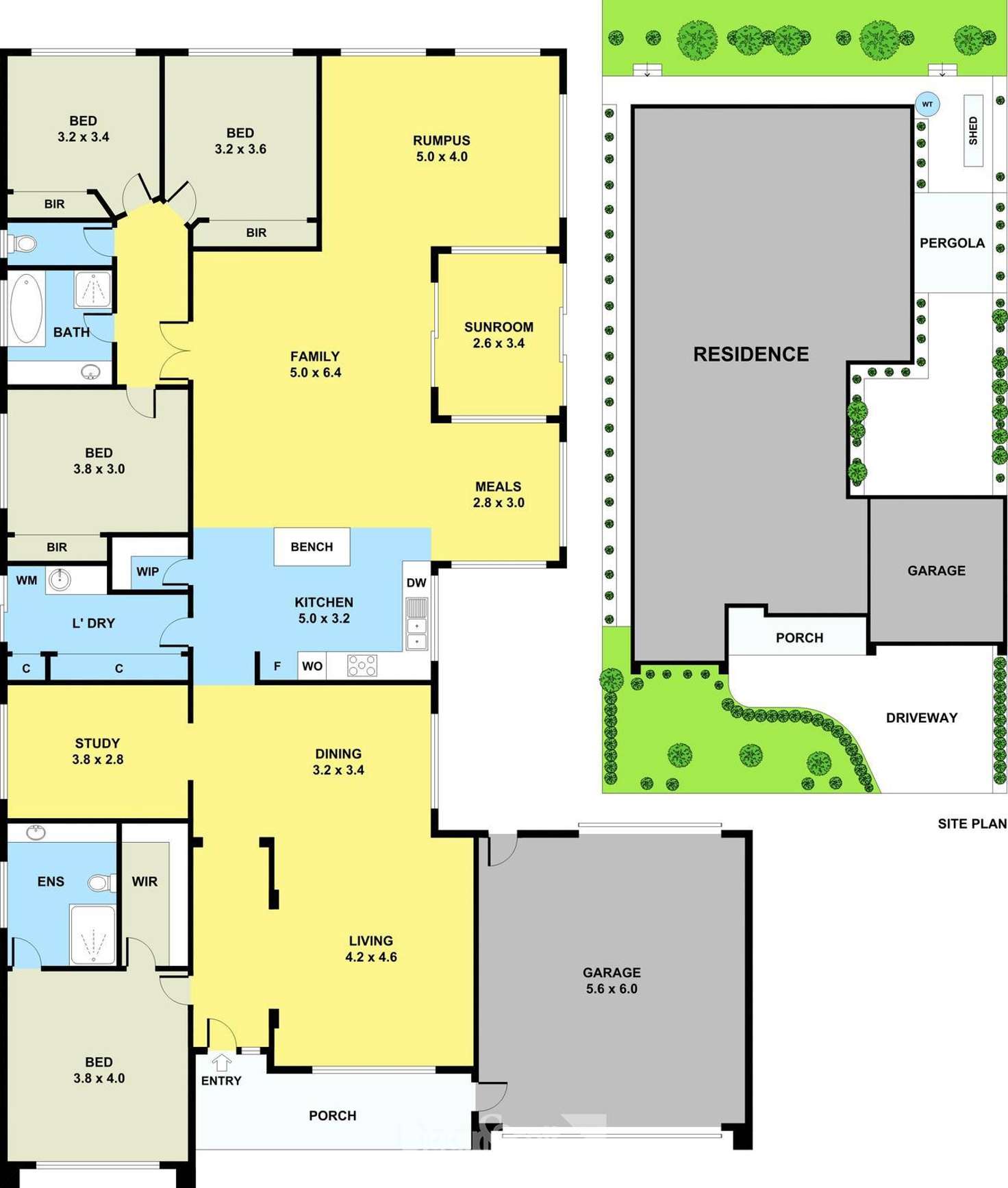 Floorplan of Homely house listing, 3 Silverwattle Drive, Lyndhurst VIC 3975