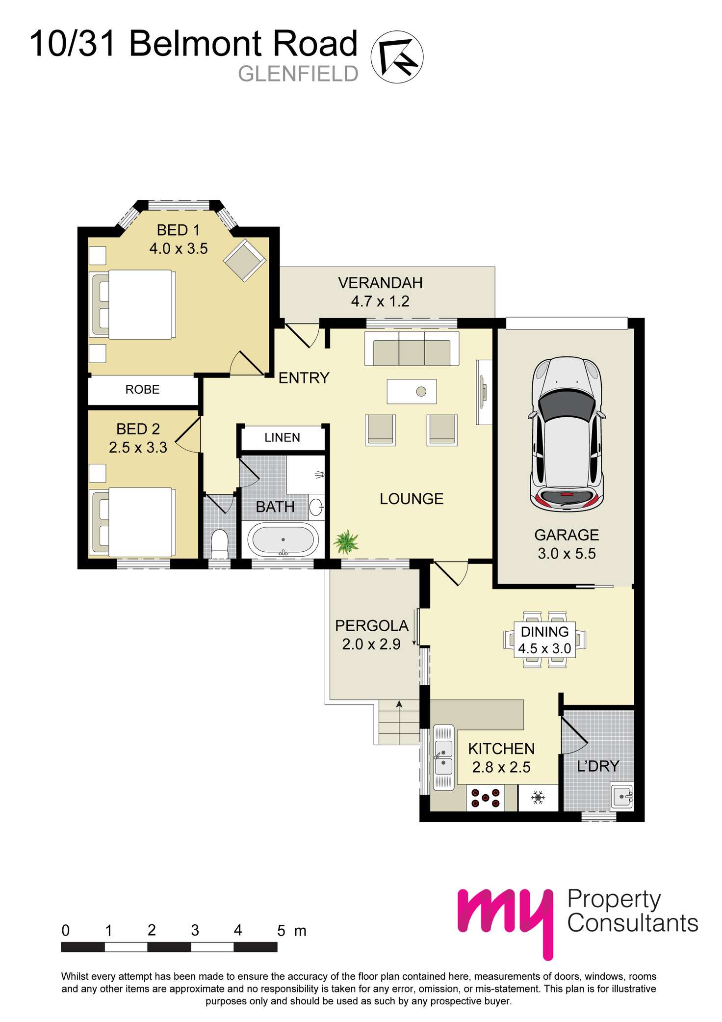 Floorplan of Homely other listing, 10/31 Belmont Road, Glenfield NSW 2167