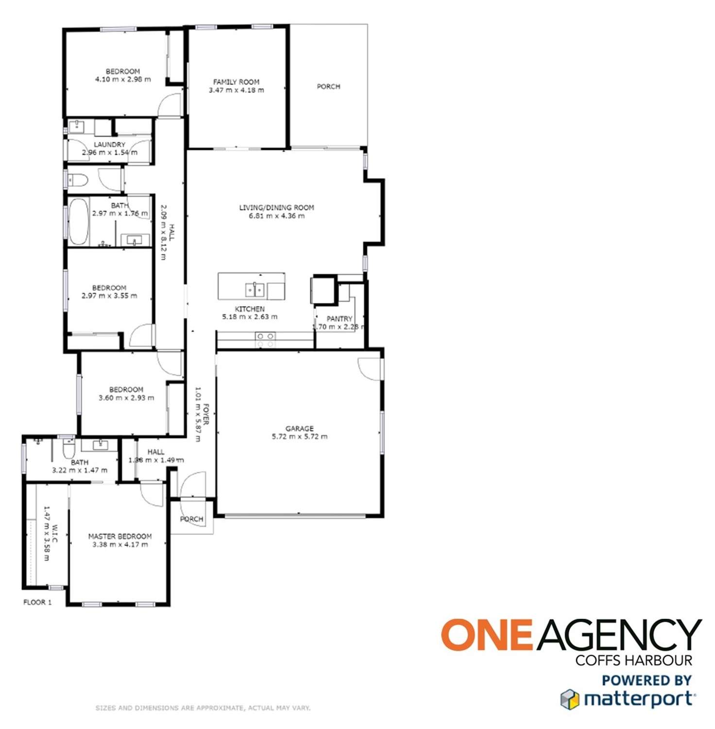 Floorplan of Homely house listing, 6 Seabeach Street, Sandy Beach NSW 2456