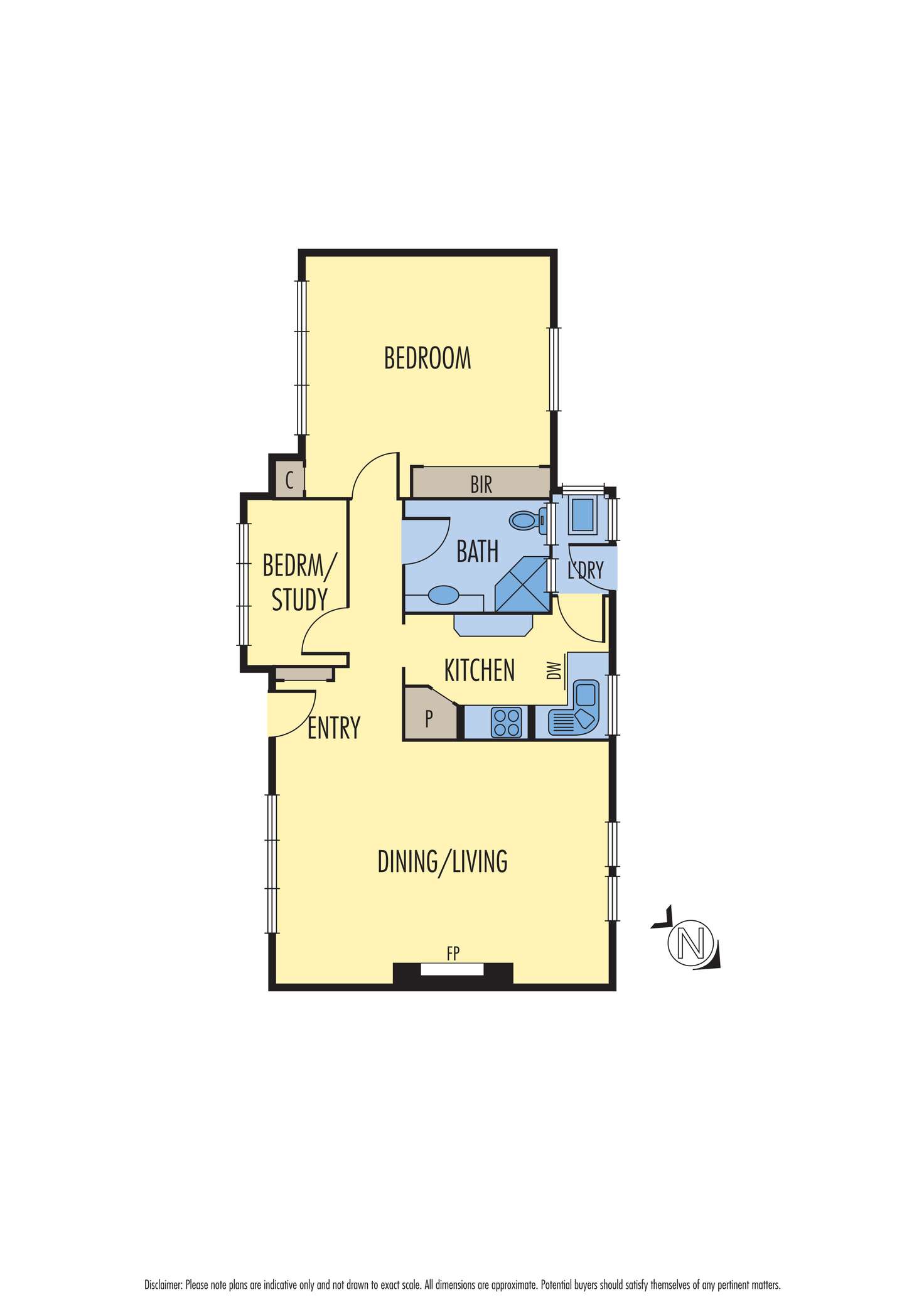 Floorplan of Homely apartment listing, 2/71 Ormond Road, Elwood VIC 3184