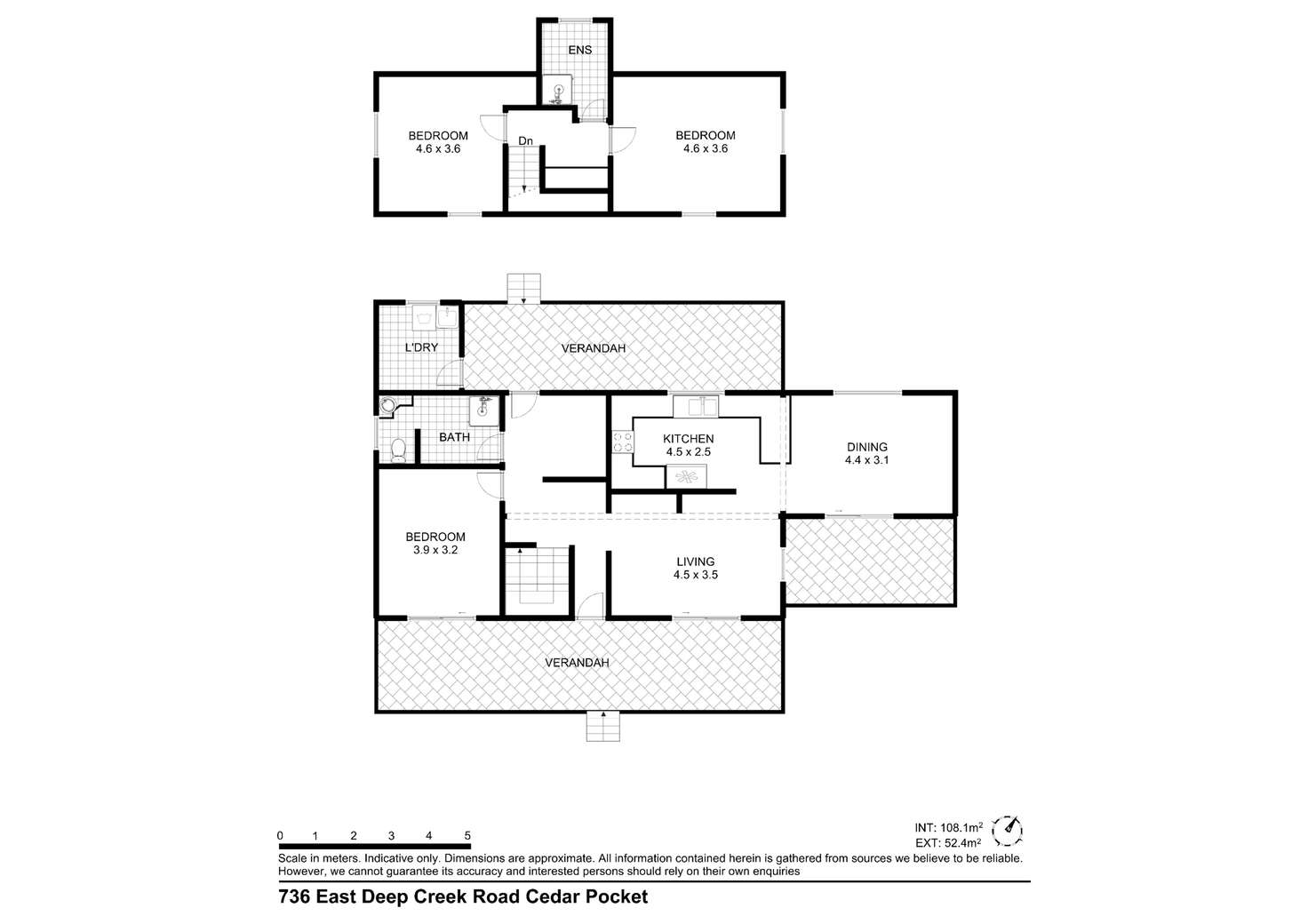 Floorplan of Homely acreageSemiRural listing, 736 East Deep Creek Road, Cedar Pocket QLD 4570