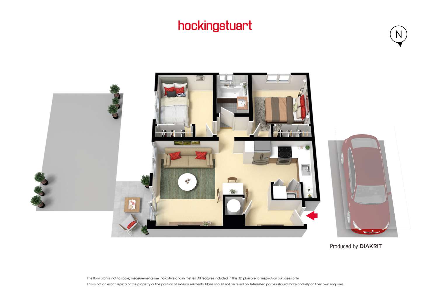 Floorplan of Homely apartment listing, 1/9 Bent Street, Bentleigh VIC 3204