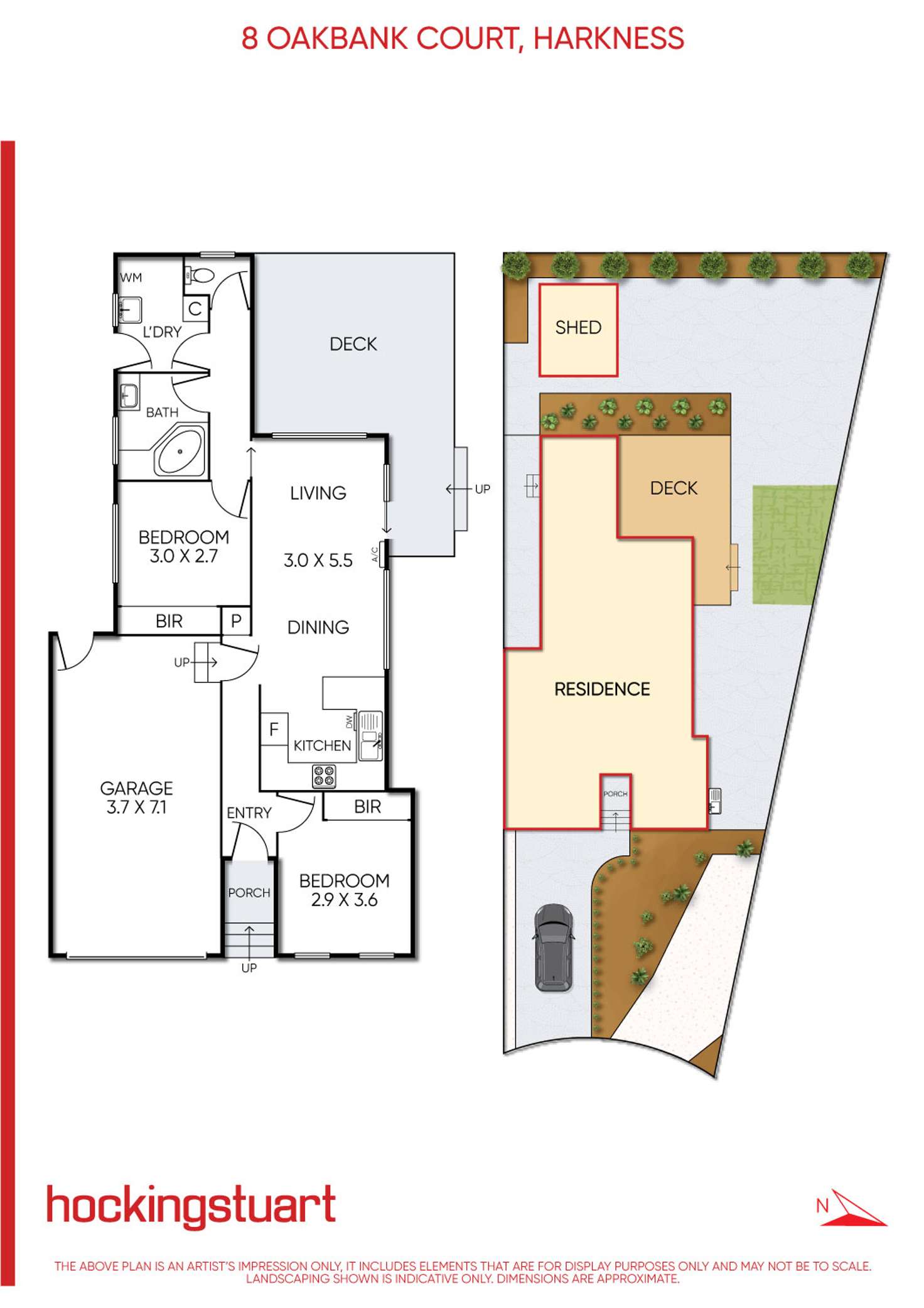 Floorplan of Homely house listing, 8 Oakbank Court, Melton West VIC 3337