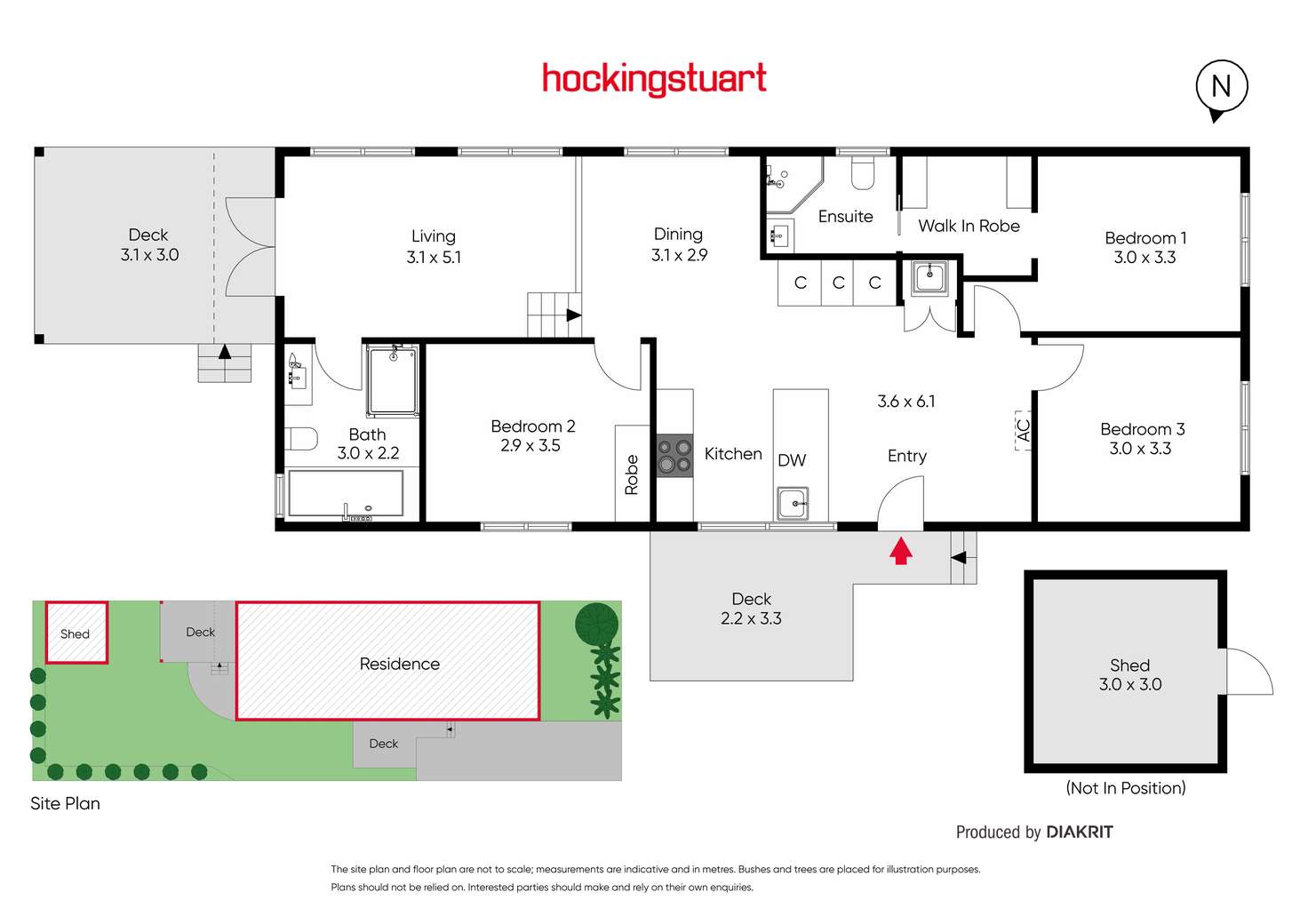 Floorplan of Homely house listing, 135 Sixth Avenue, Rosebud VIC 3939