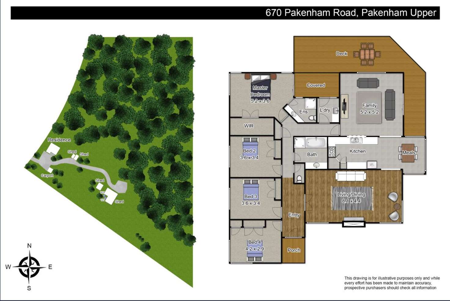 Floorplan of Homely house listing, 670 Pakenham Road, Pakenham Upper VIC 3810