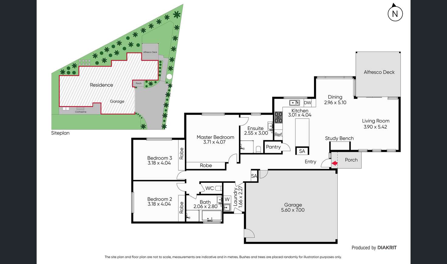 Floorplan of Homely house listing, 16 Devon Court, Rosebud VIC 3939