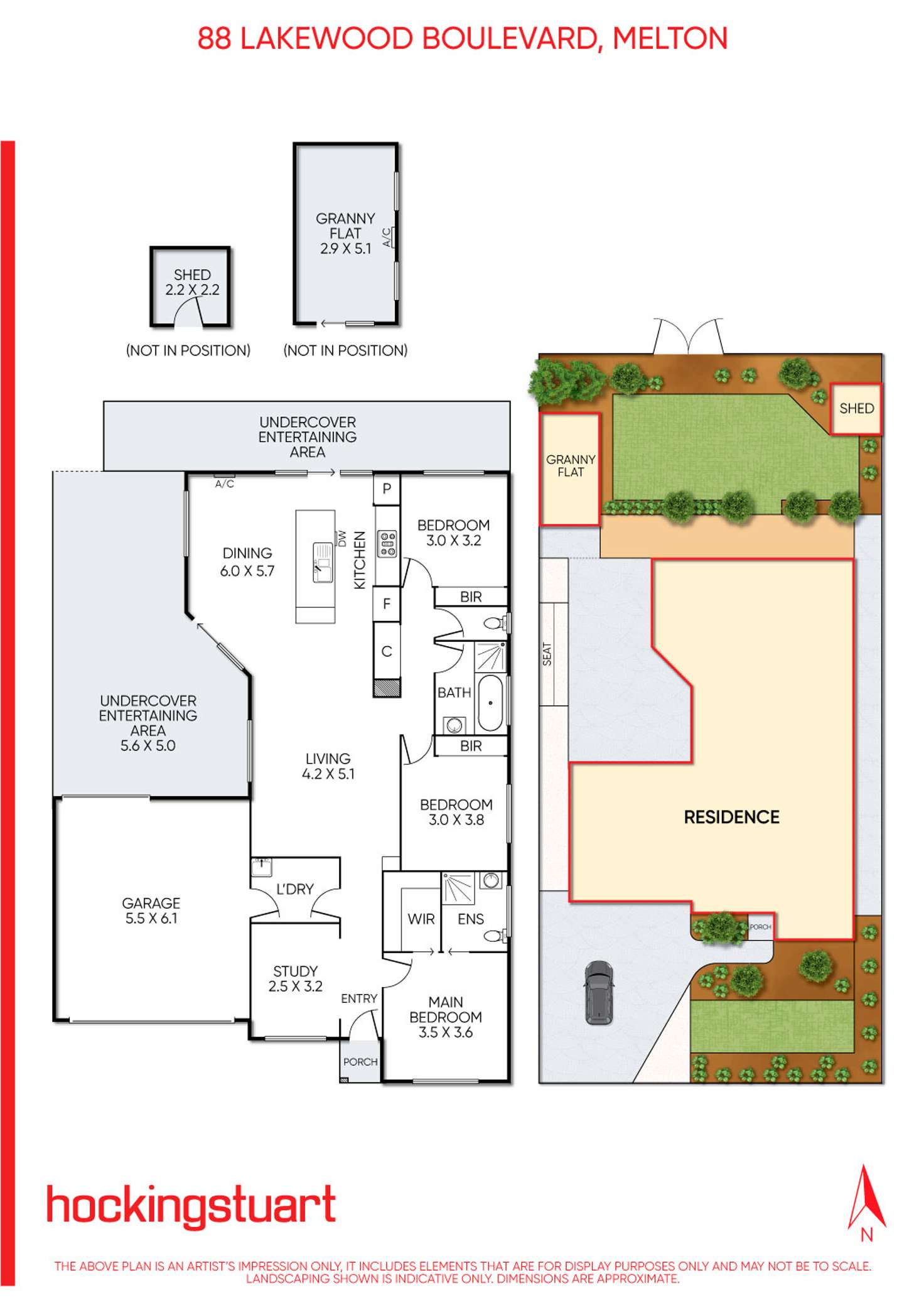 Floorplan of Homely house listing, 88 Lakewood Boulevard, Melton VIC 3337