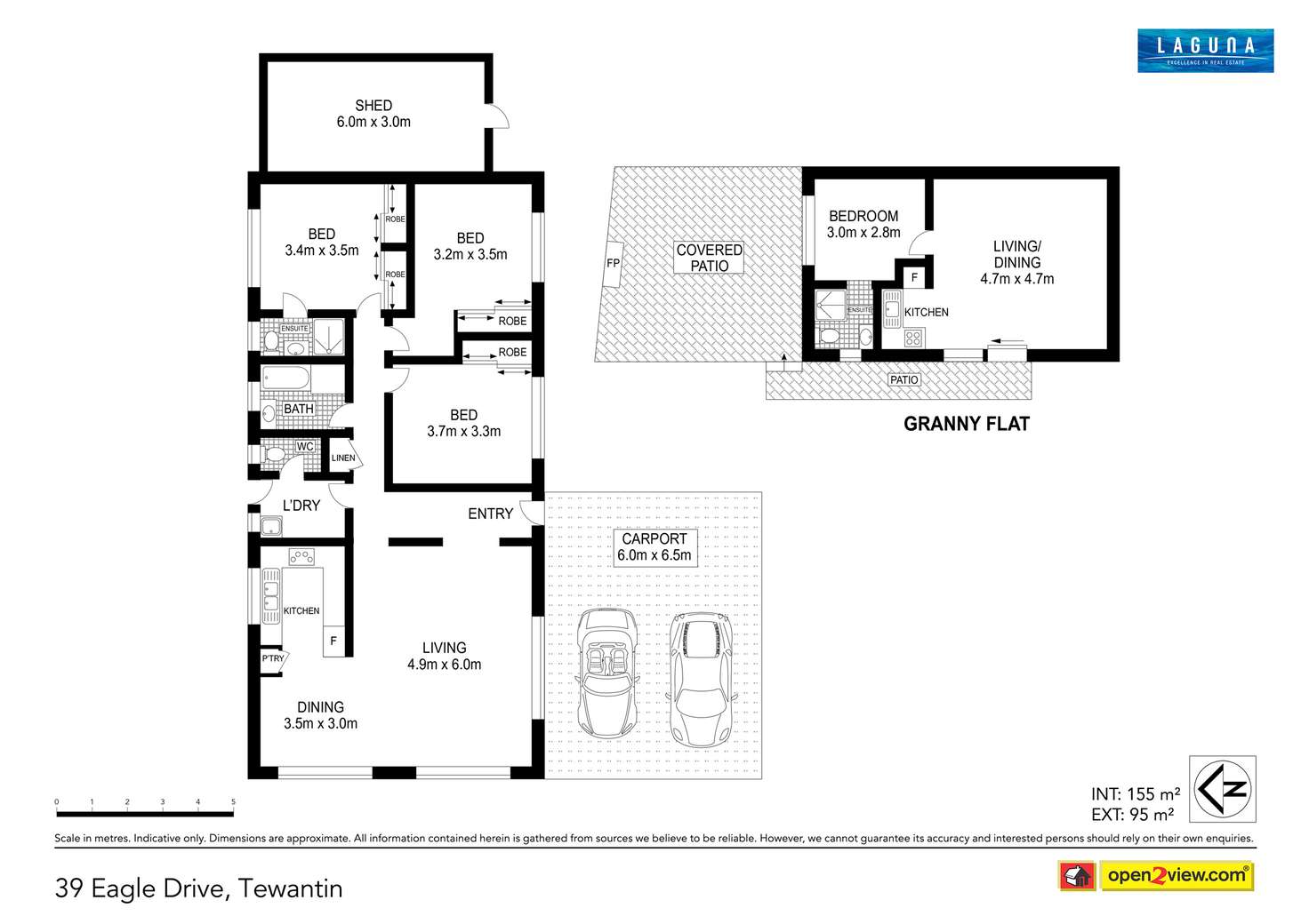 Floorplan of Homely house listing, 39 Eagle Drive, Tewantin QLD 4565