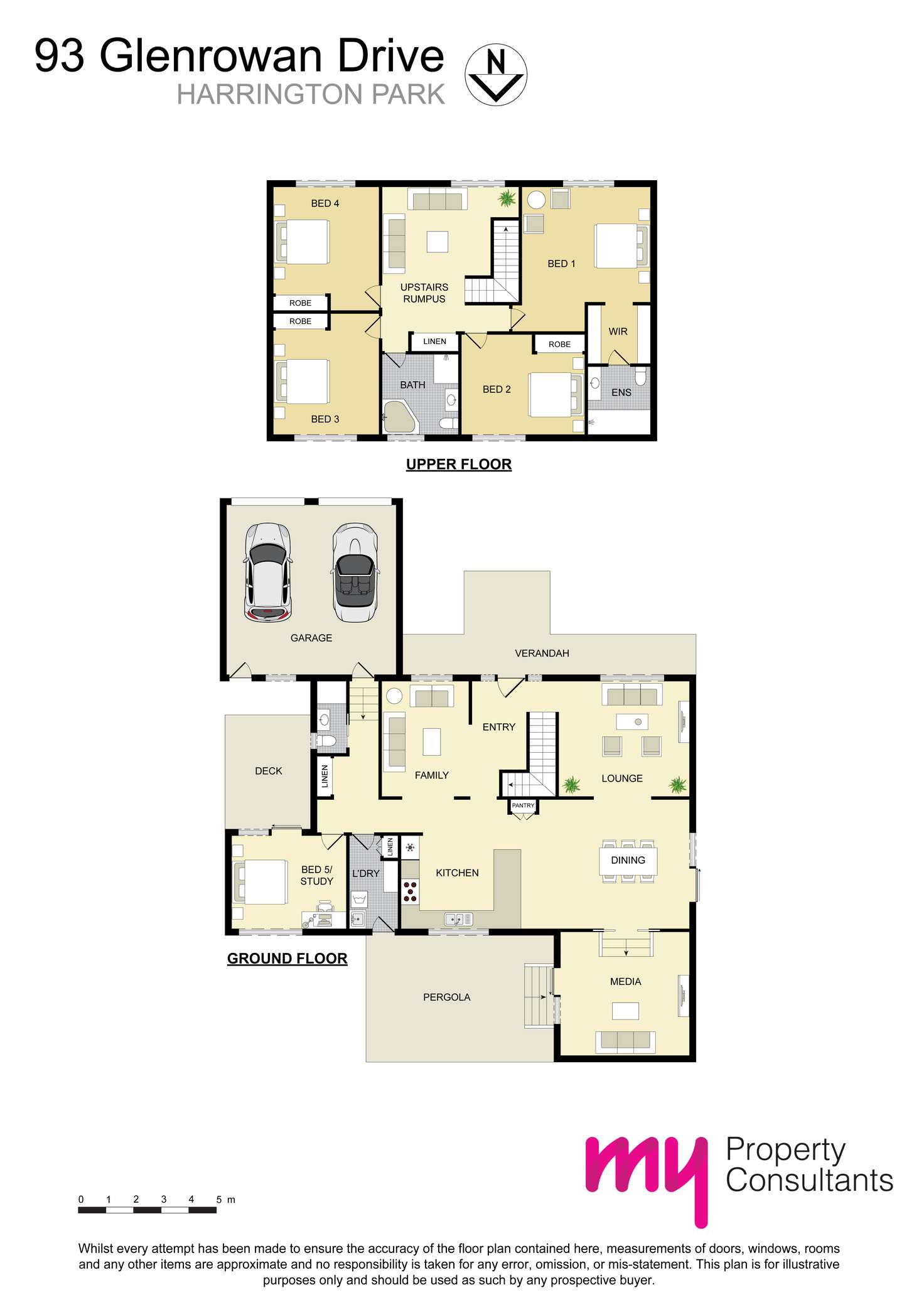 Floorplan of Homely house listing, 93 Glenrowan Drive, Harrington Park NSW 2567