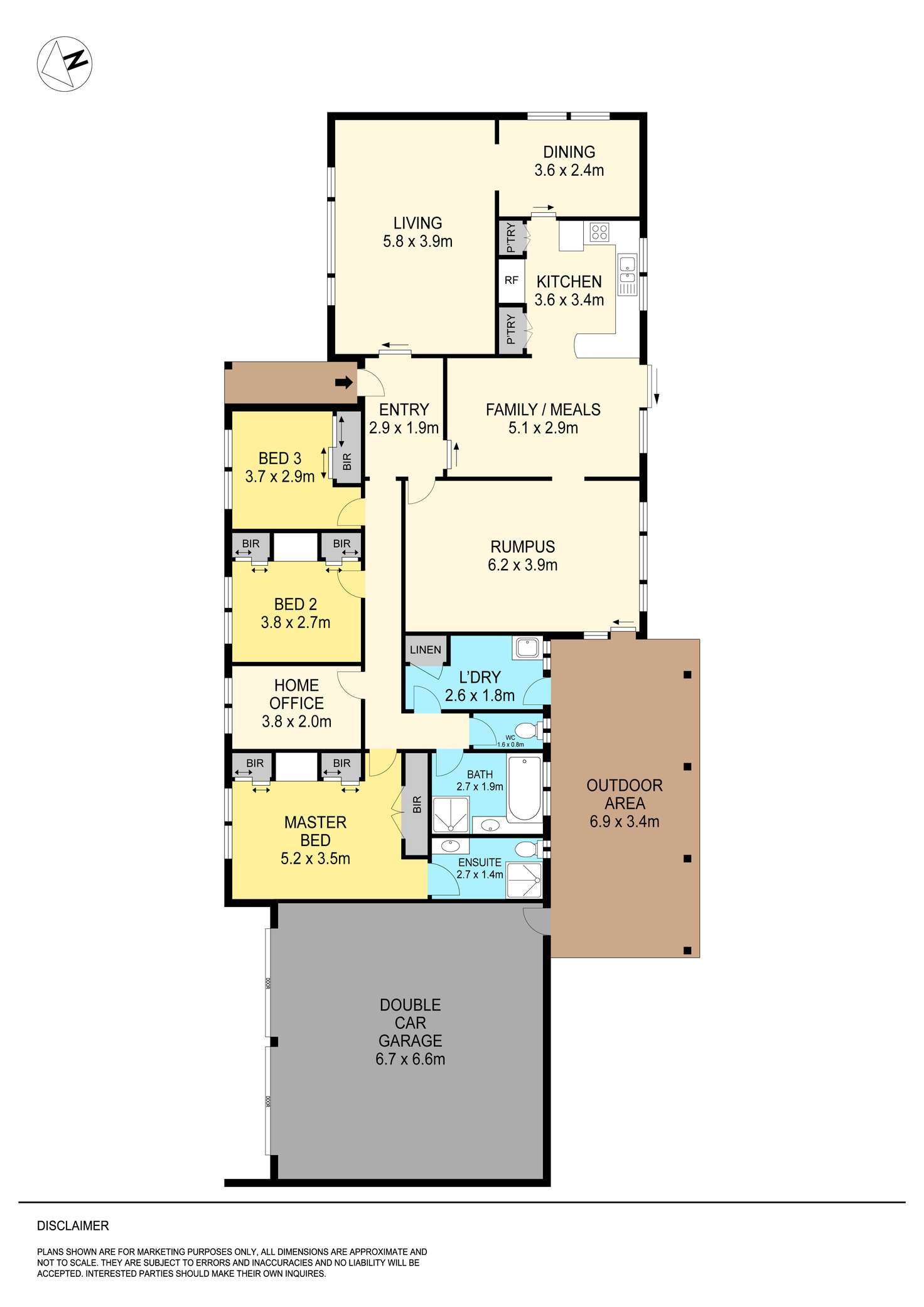 Floorplan of Homely house listing, 79 Grandview Grove, Wendouree VIC 3355