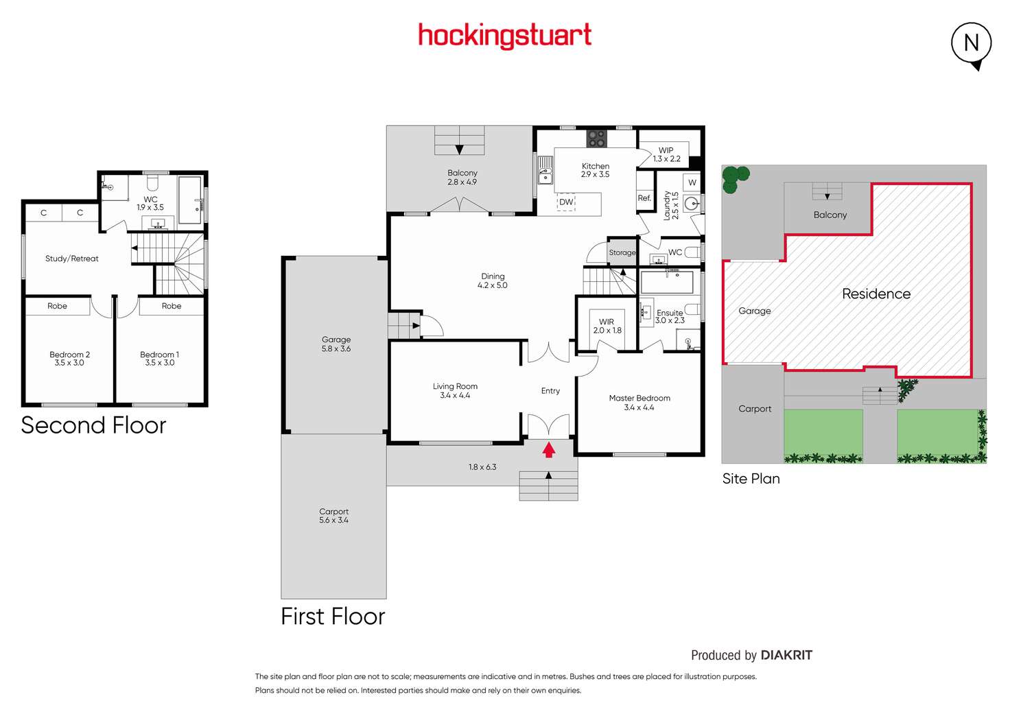 Floorplan of Homely house listing, 11 Albert Facey Street, Maidstone VIC 3012