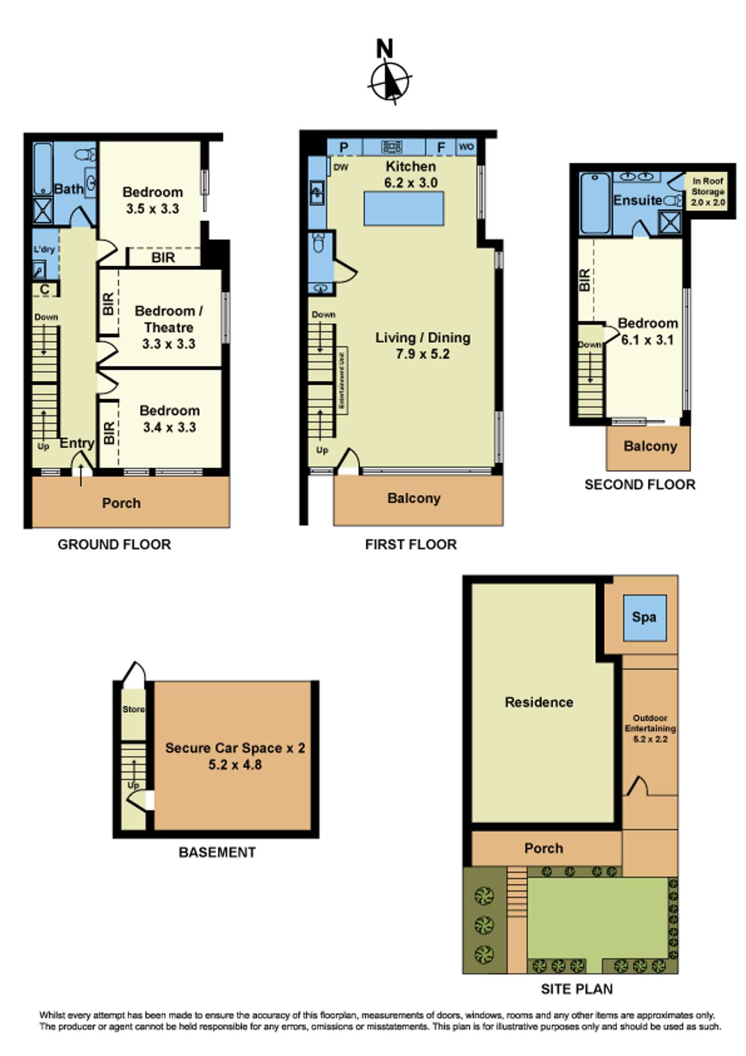 Floorplan of Homely house listing, 1/113 Esplanade, Williamstown VIC 3016