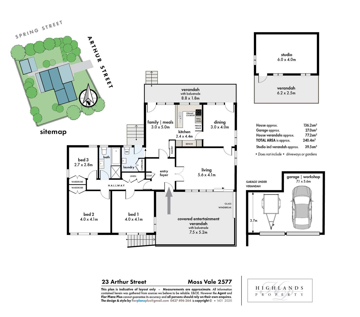 Floorplan of Homely house listing, 23 Arthur Street, Moss Vale NSW 2577