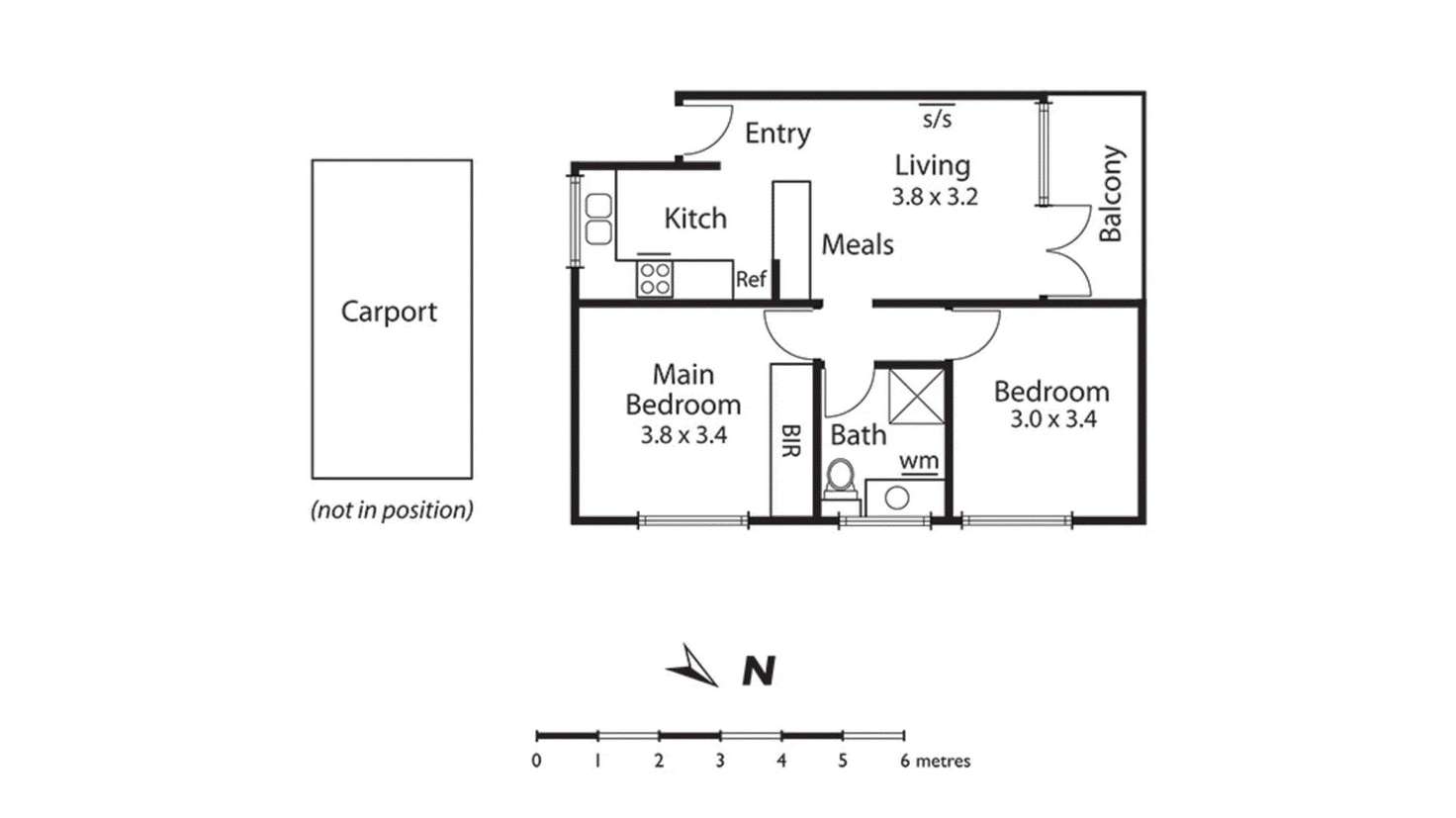 Floorplan of Homely house listing, 6/29 Nepean Highway, Elsternwick VIC 3185