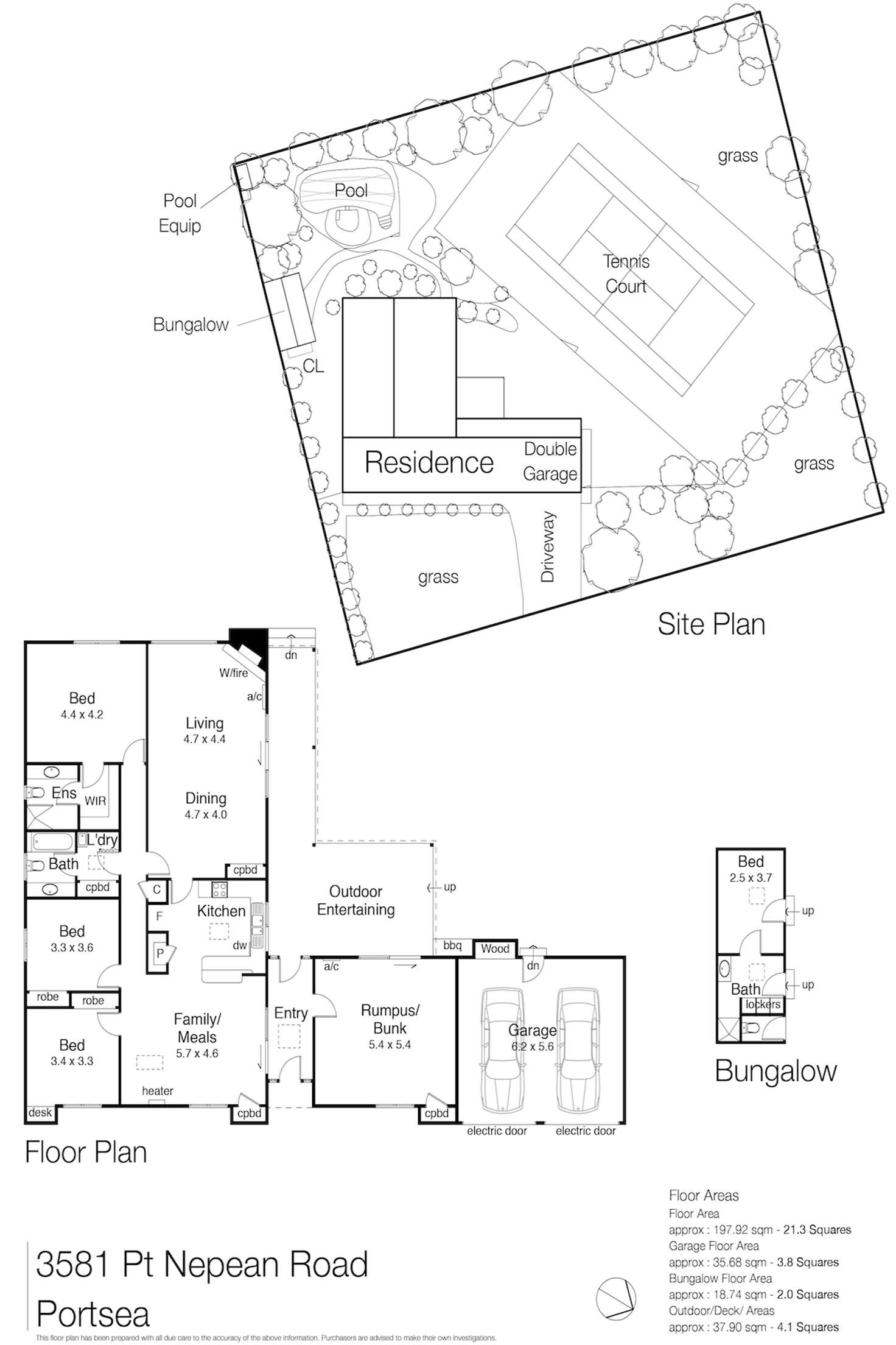 Floorplan of Homely house listing, 3581 Point Nepean Road, Portsea VIC 3944