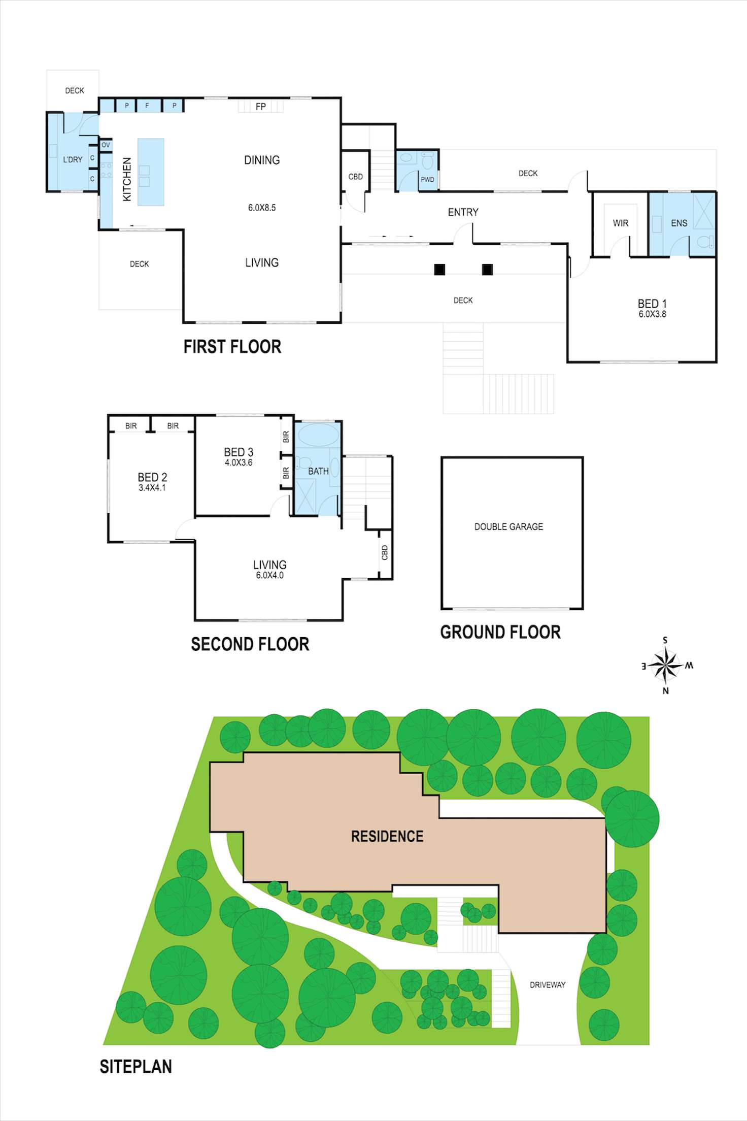 Floorplan of Homely house listing, 10 Seabird Way, Portsea VIC 3944