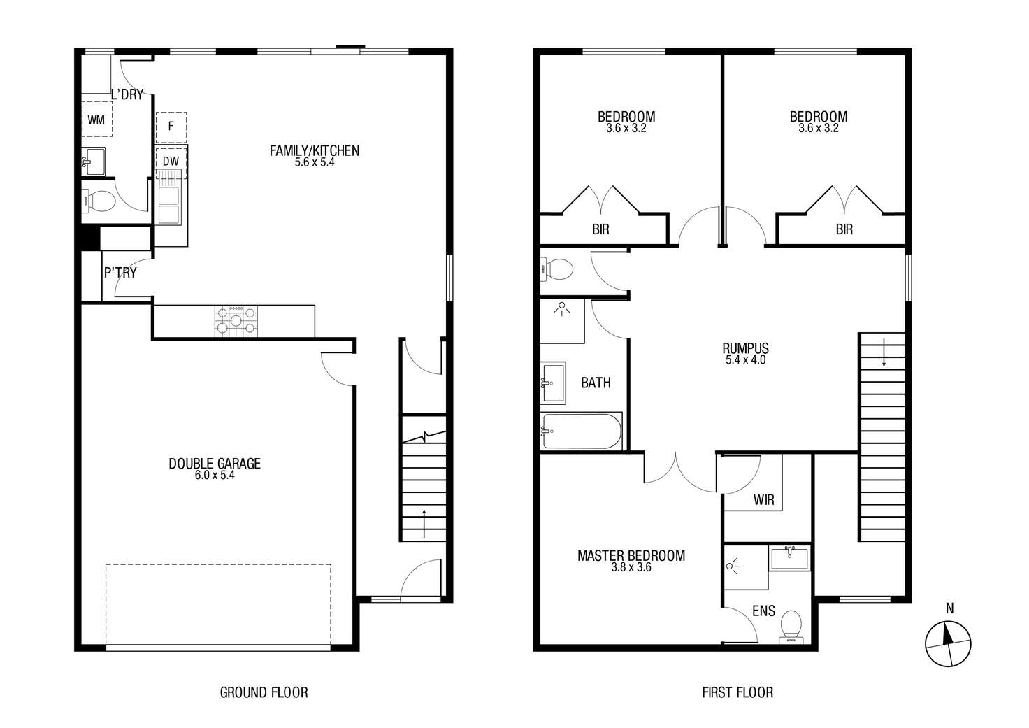 Floorplan of Homely townhouse listing, 13 Dolerite Place, Epping VIC 3076
