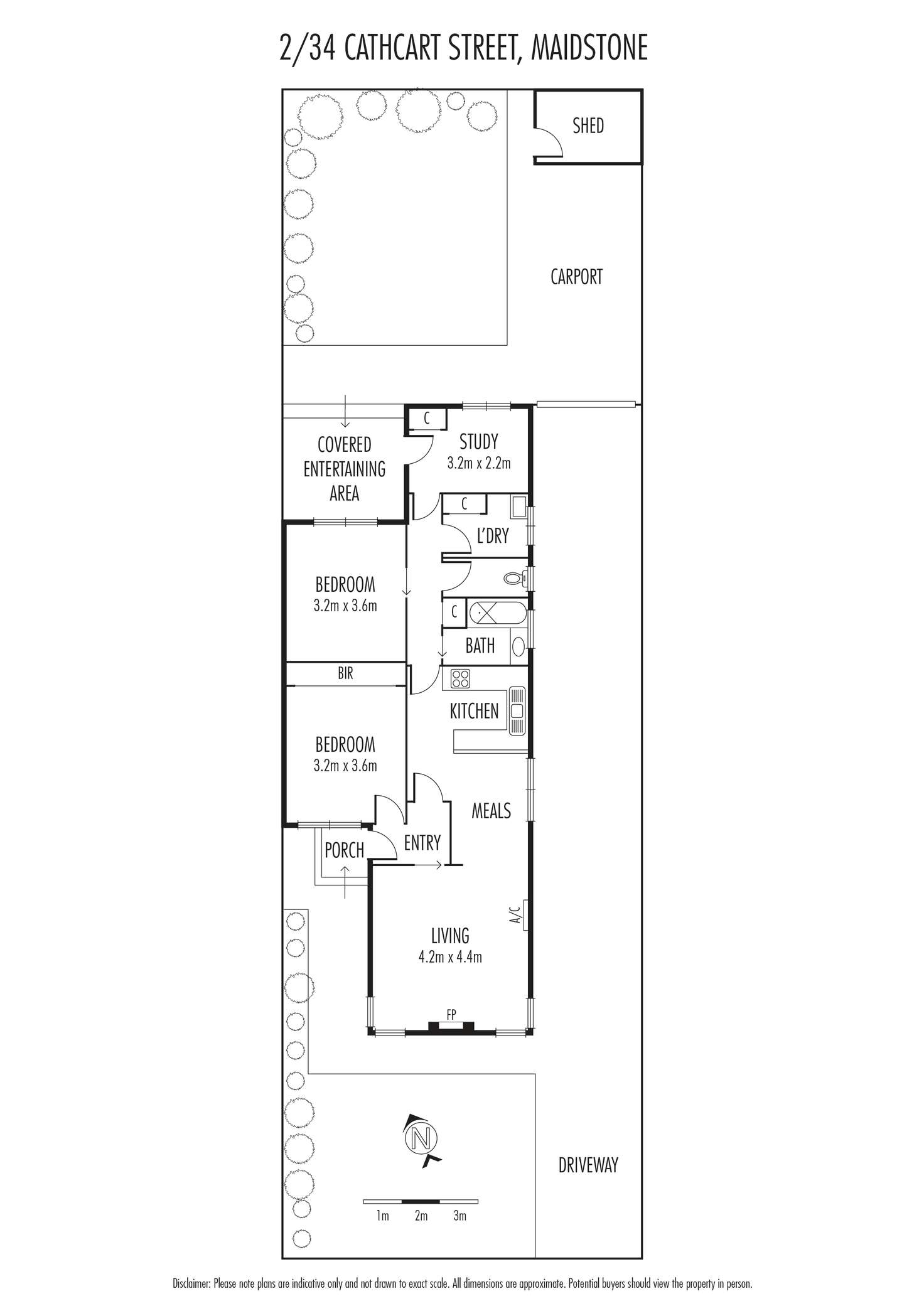 Floorplan of Homely house listing, 2/34 Cathcart Street, Maidstone VIC 3012