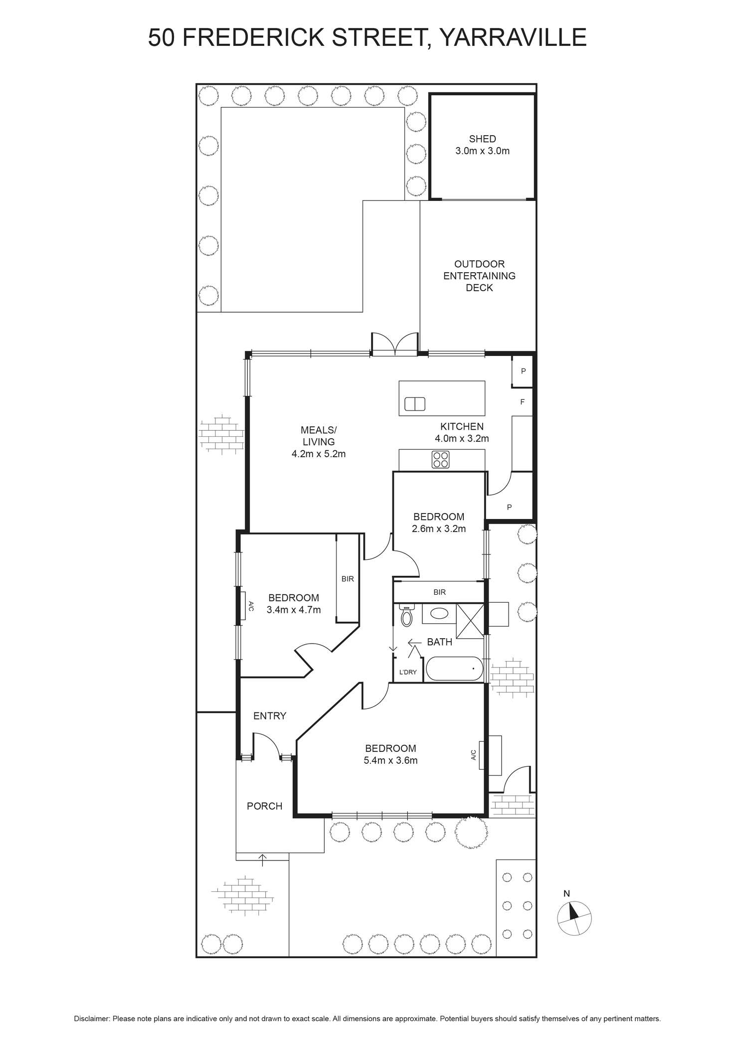 Floorplan of Homely house listing, 50 Frederick Street, Yarraville VIC 3013