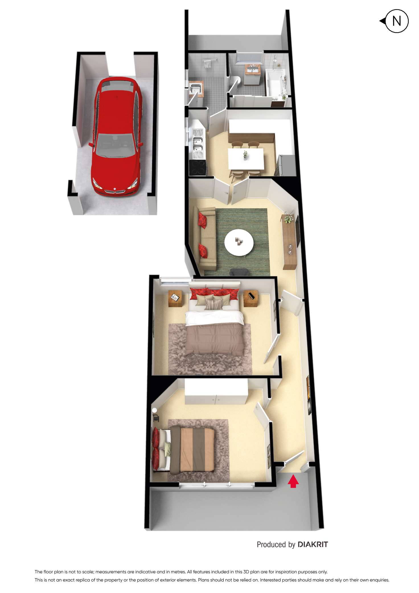 Floorplan of Homely house listing, 201 Burnley Street, Richmond VIC 3121