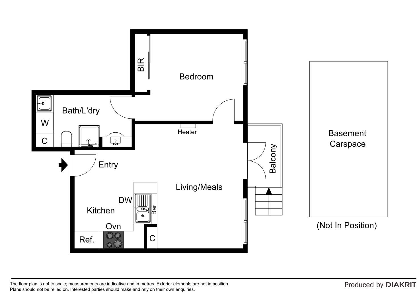 Floorplan of Homely apartment listing, 1/12 Acland Street, St Kilda VIC 3182